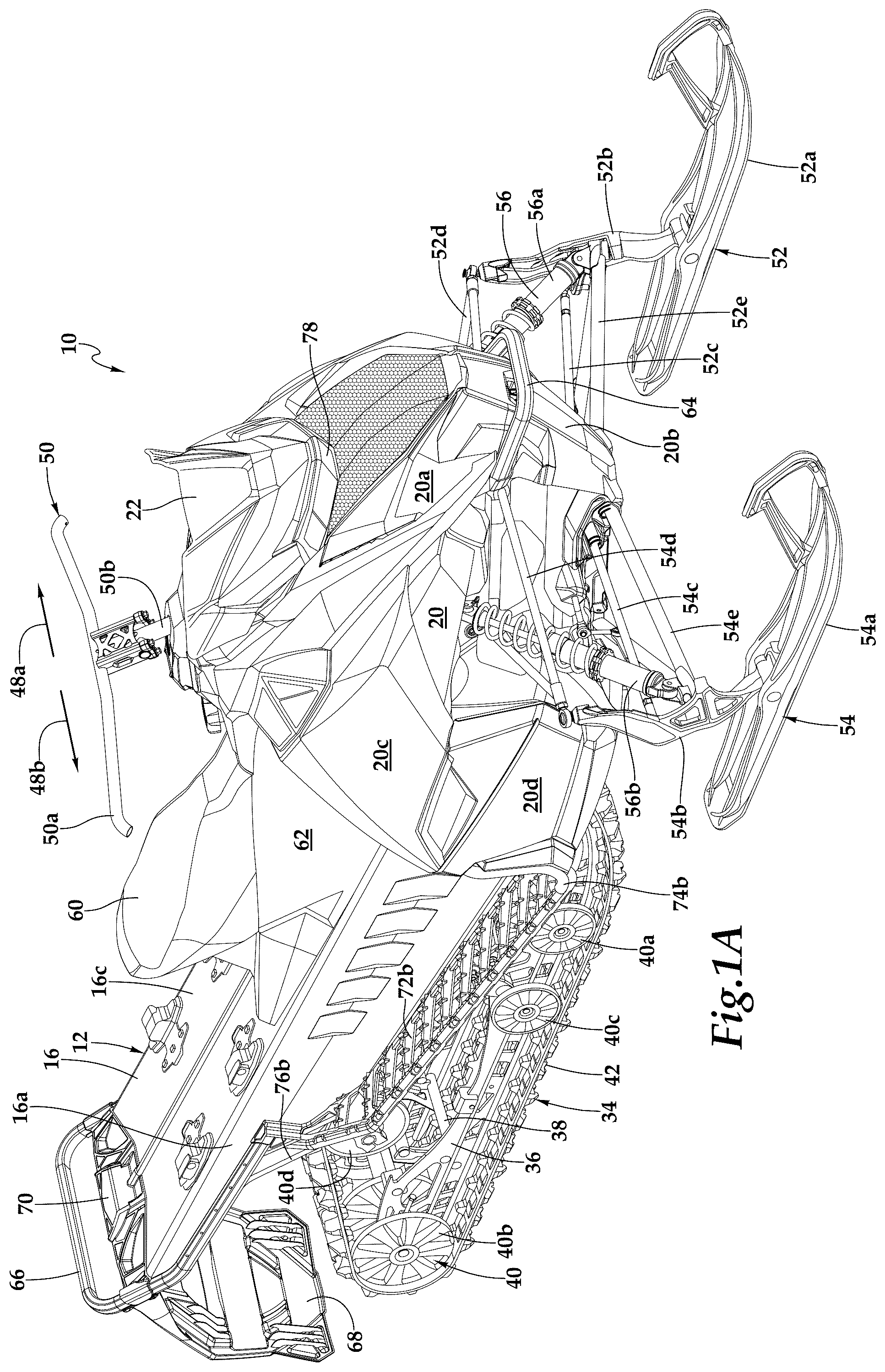 Patent US12345223 — Air intake vibration isolation systems for vehicle engines — Figure 1