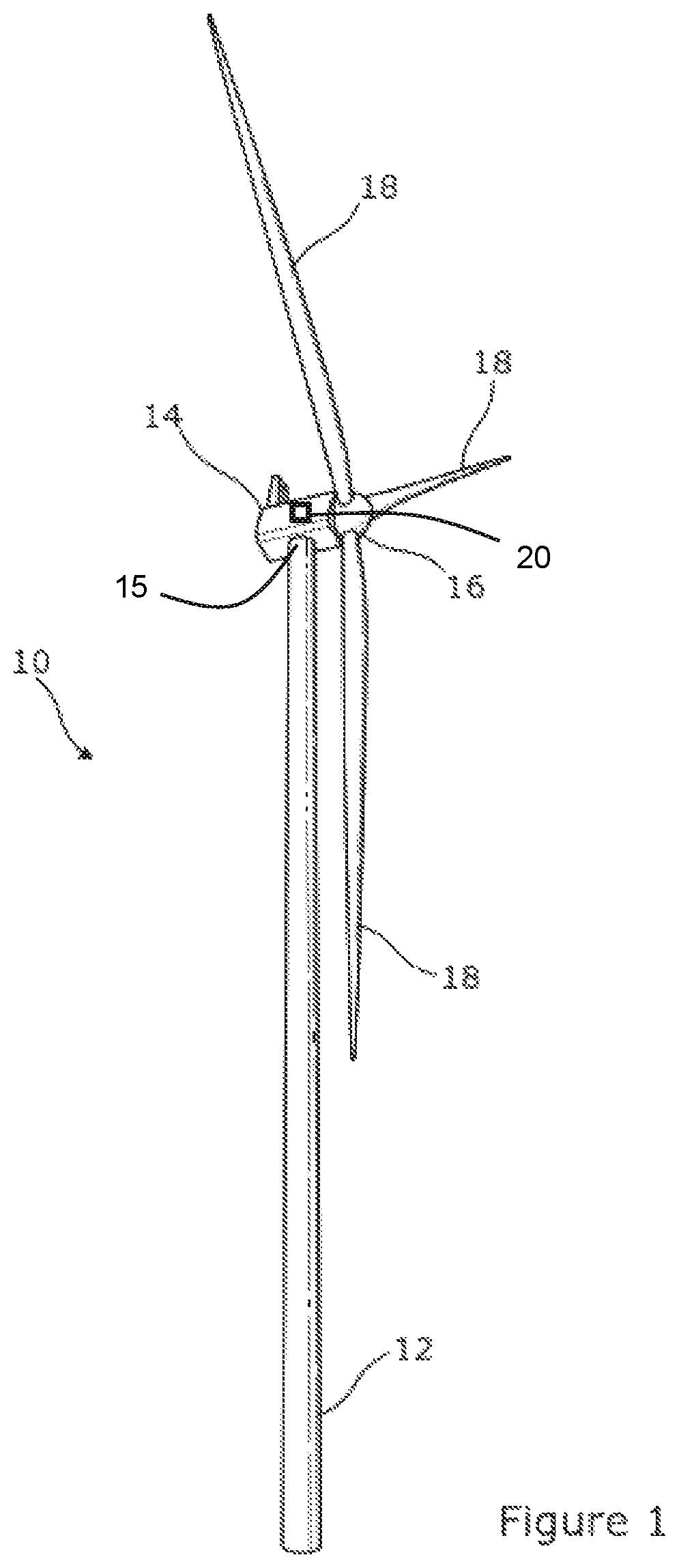Patent US12345232 — Determining tower top acceleration of a wind turbine — Figure 1