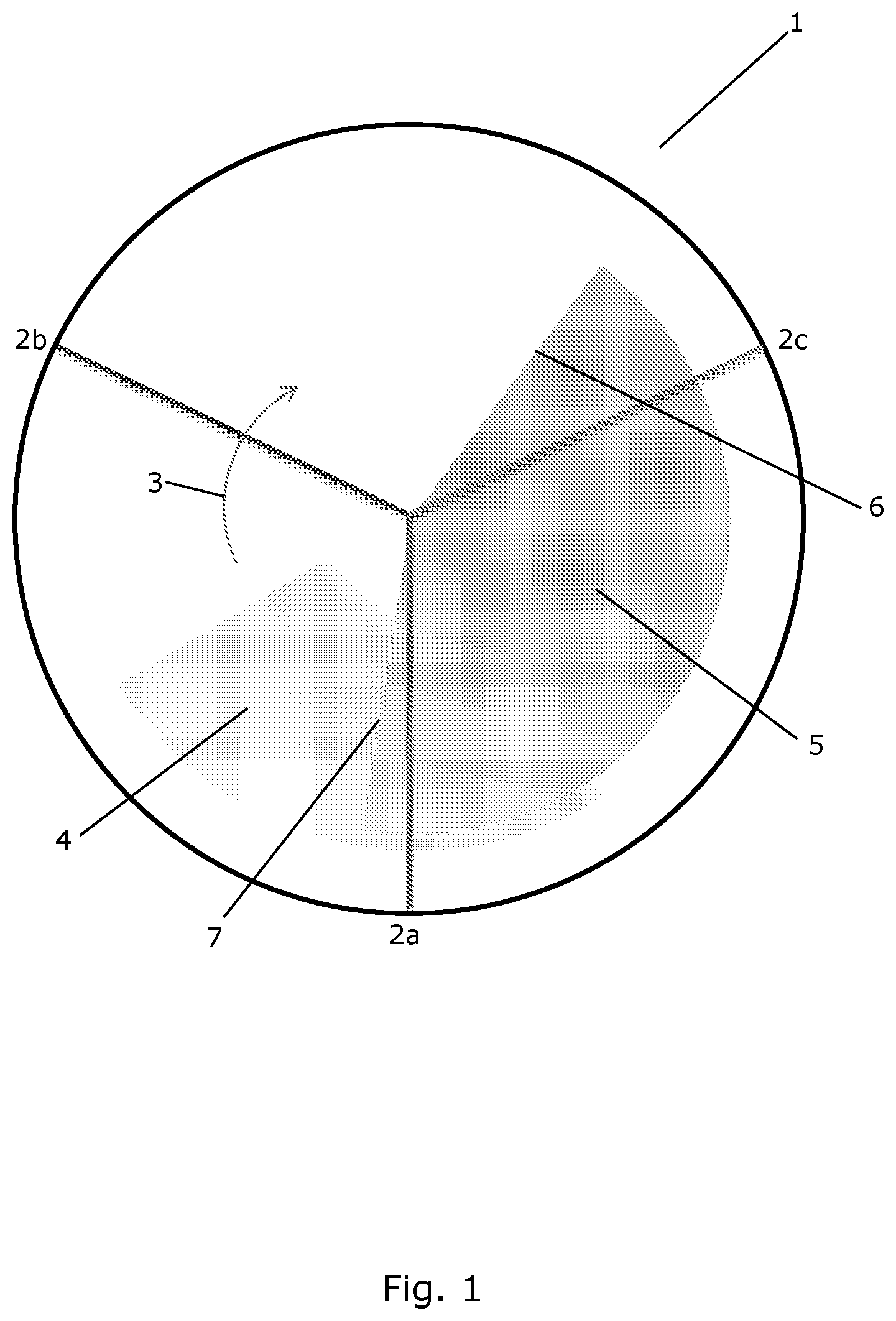 Patent US12345234 — Method for decreasing blade deflection during tower passage in a wind turbine — Figure 1