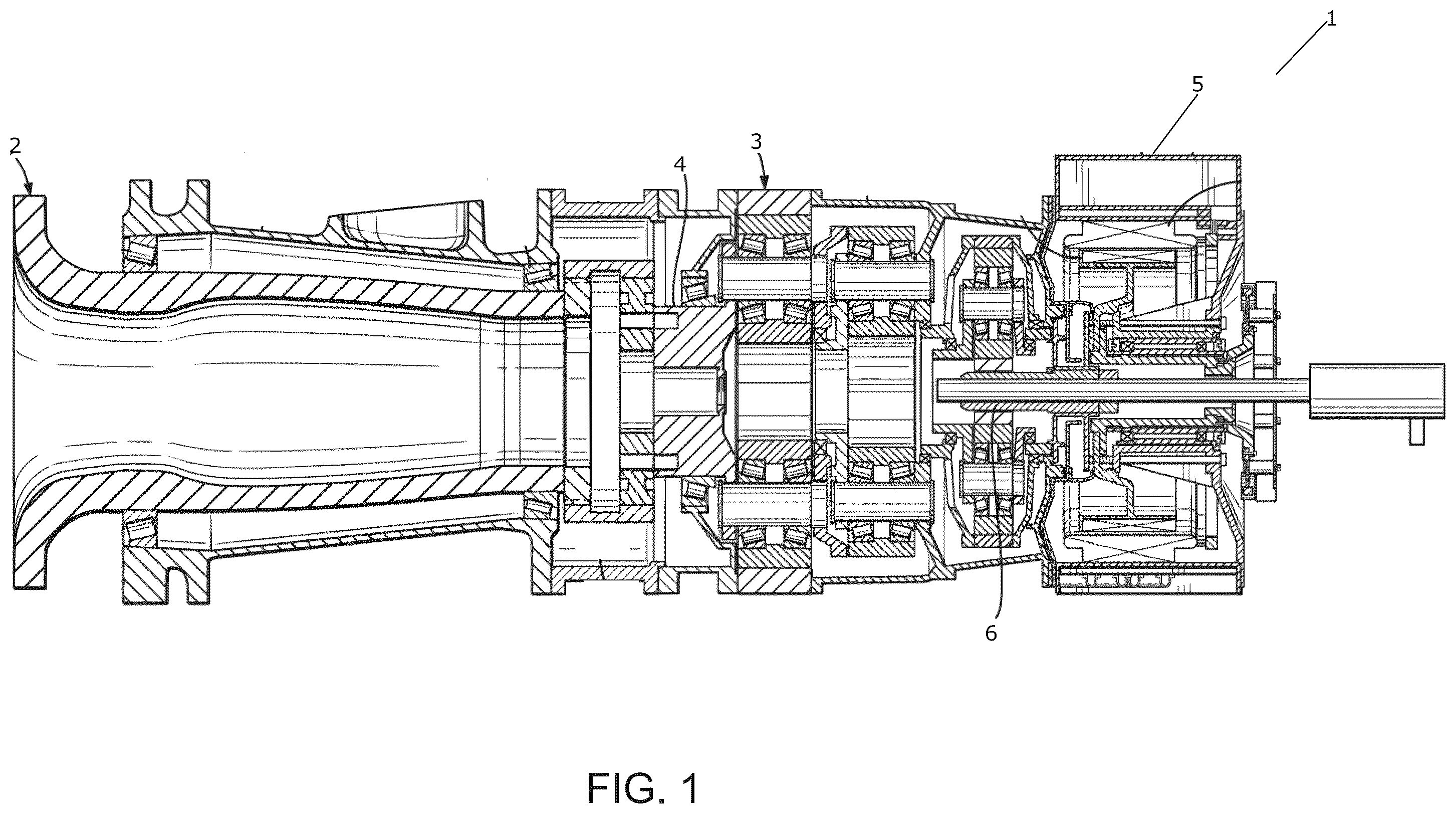 Patent US12345235 — Method for reducing gear induced noise from a wind turbine — Figure 1