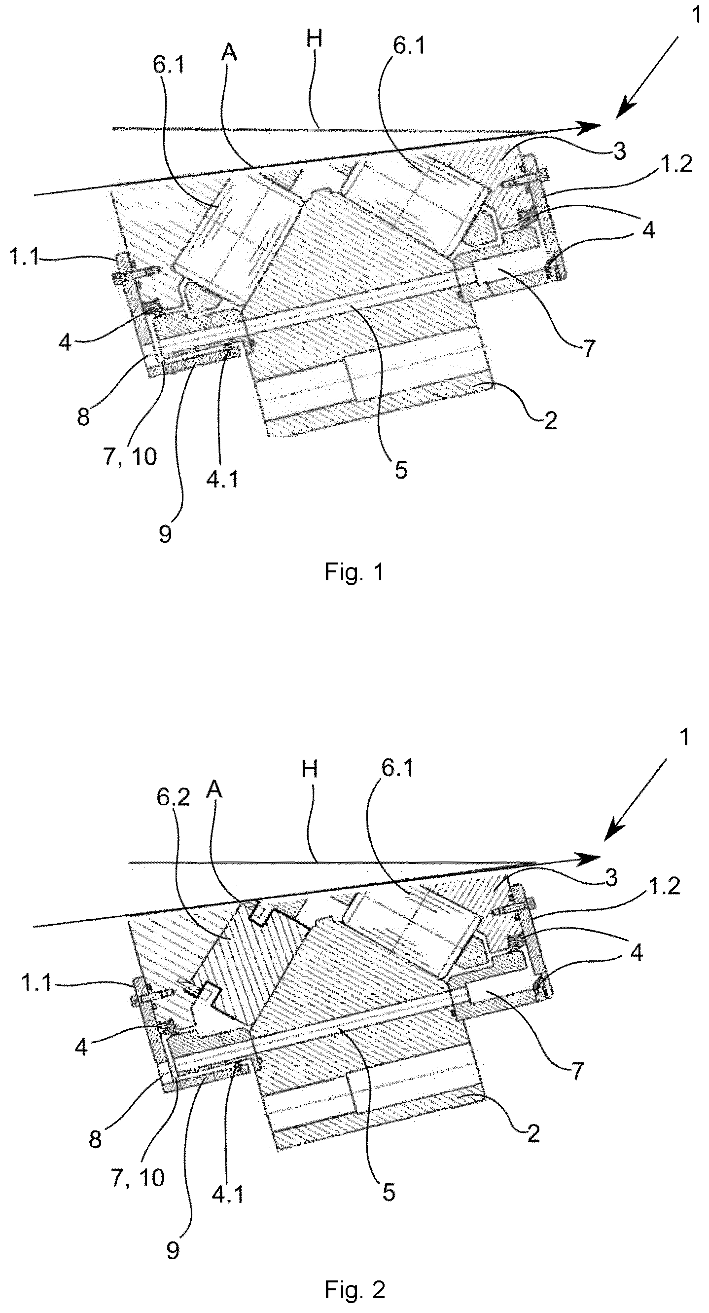 Patent US12345237 — Wind turbine with a rotor bearing having channels — Figure 1