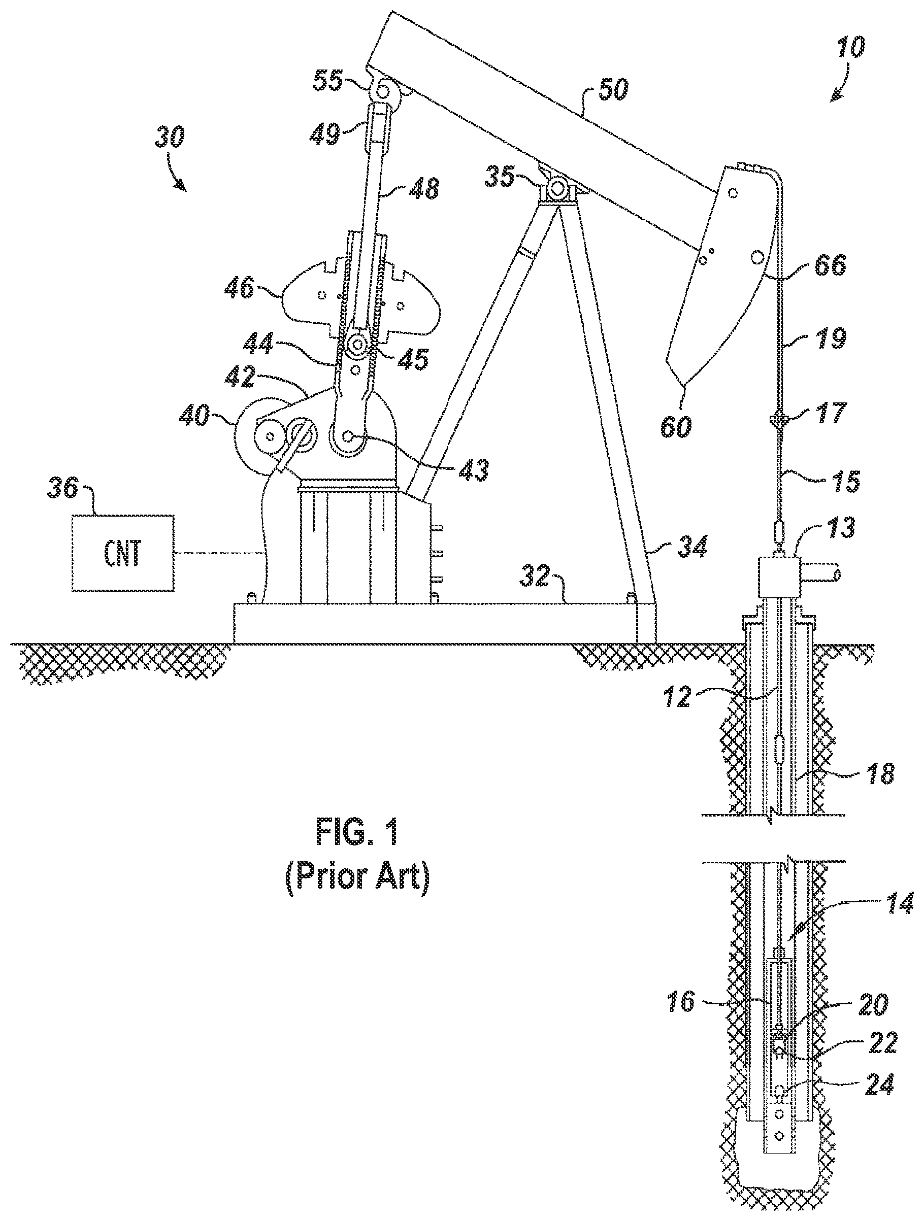 Patent US12345250 — Lightweight, lattice structure horsehead for reciprocating pump unit — Figure 1