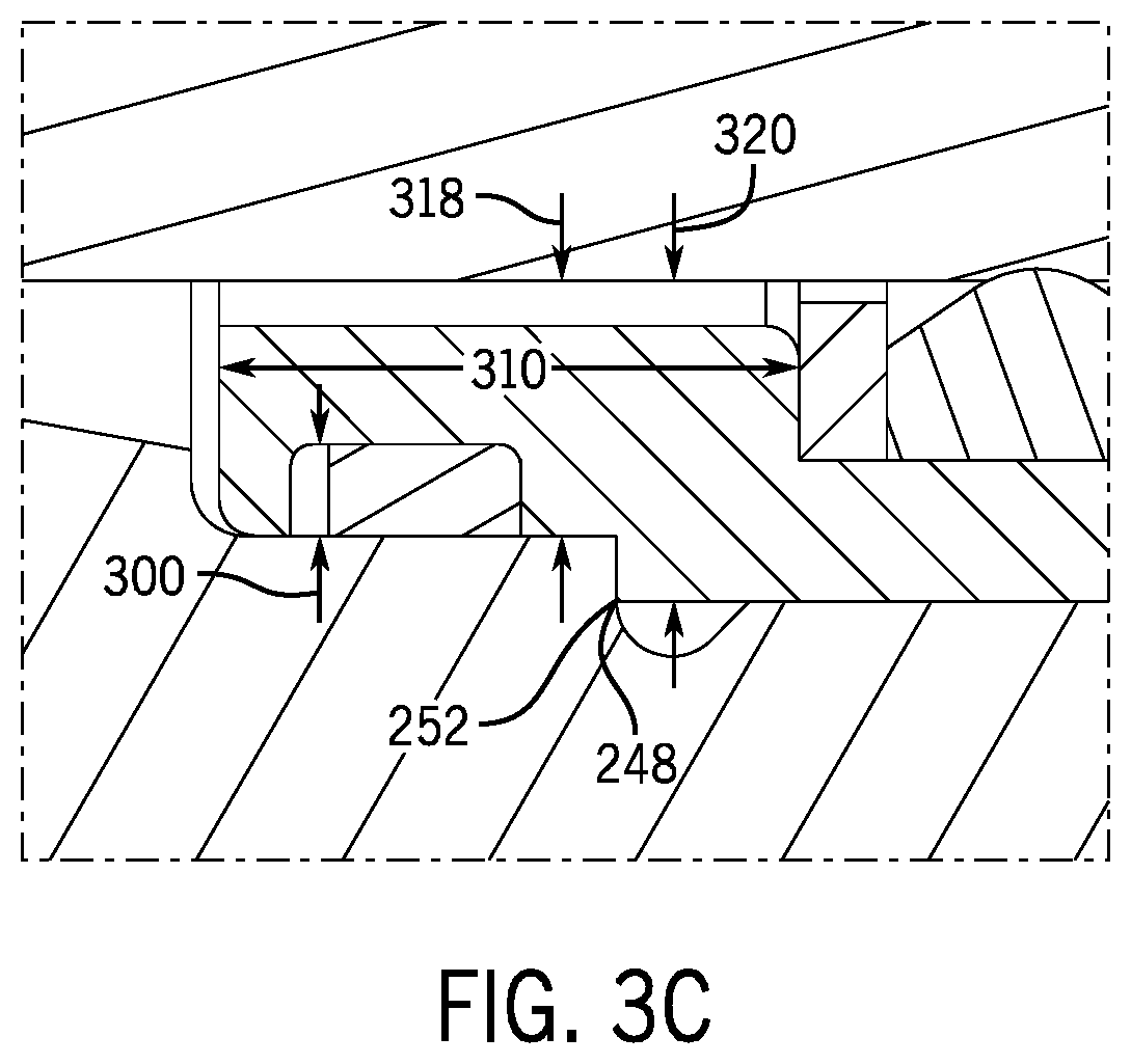 Patent US12345253 Figure 6 – Packing assembly with threaded sleeve for interaction with an installation tool