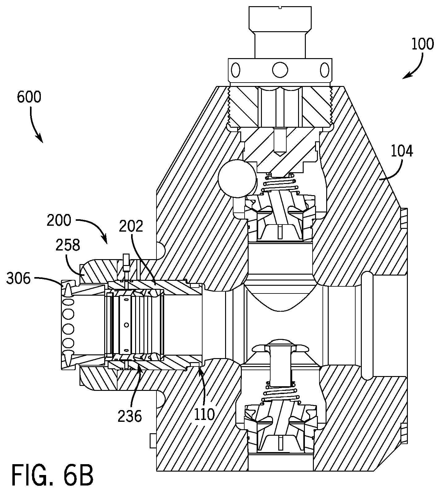 Patent US12345253 Figure 10 – Packing assembly with threaded sleeve for interaction with an installation tool