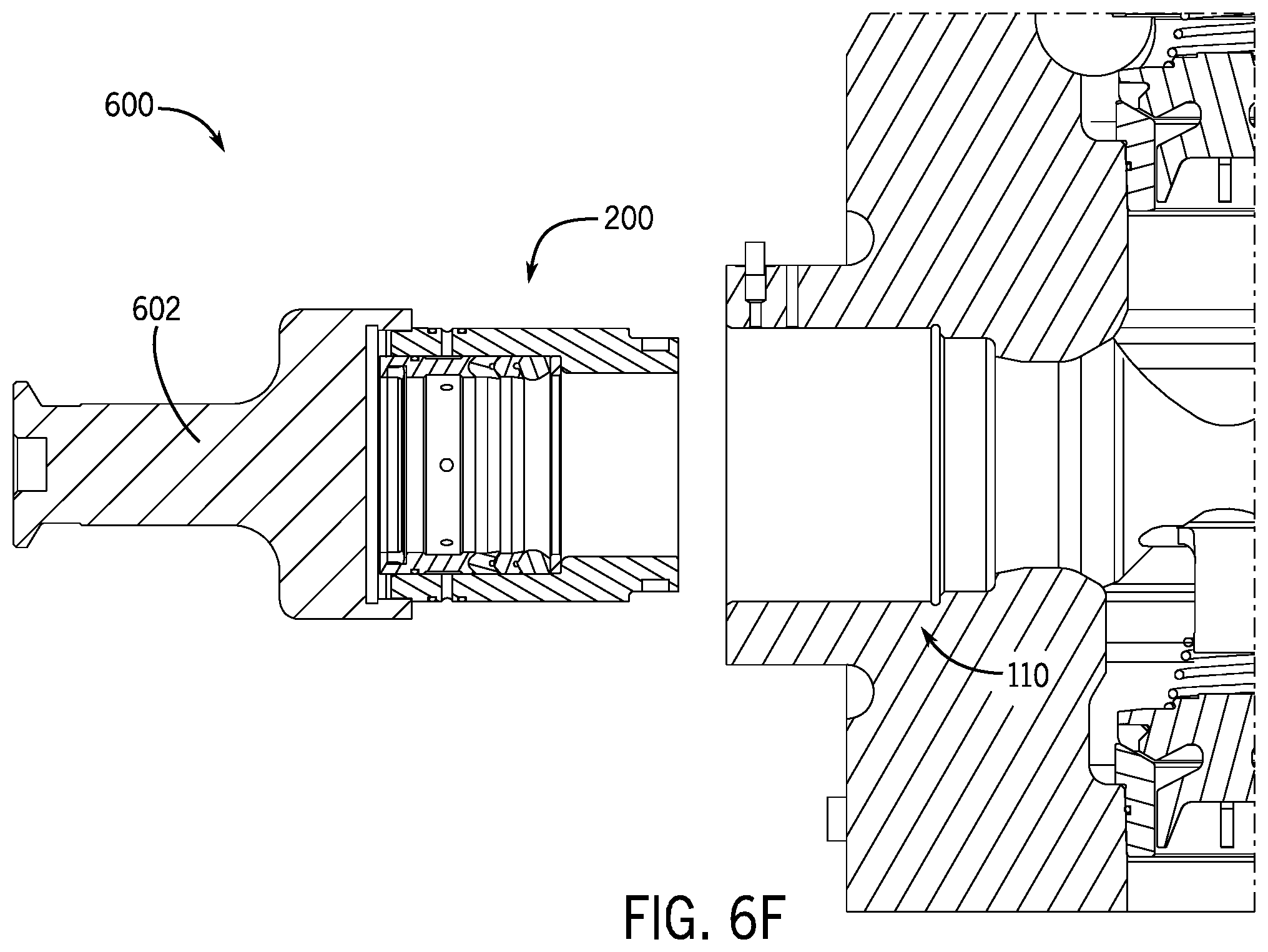 Patent US12345253 Figure 14 – Packing assembly with threaded sleeve for interaction with an installation tool