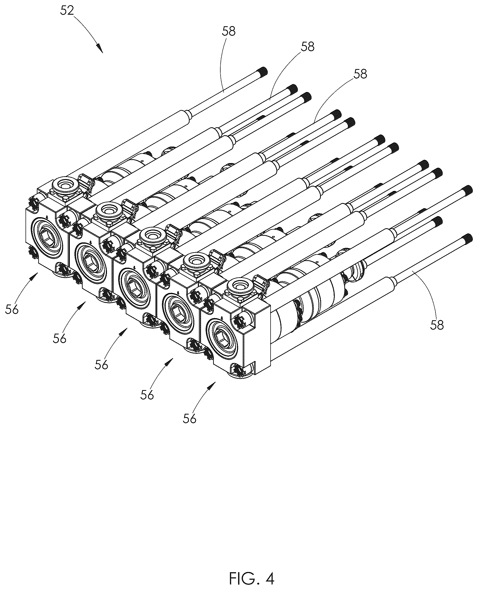Patent US12345254 Figure 4 – Fluid end assembly