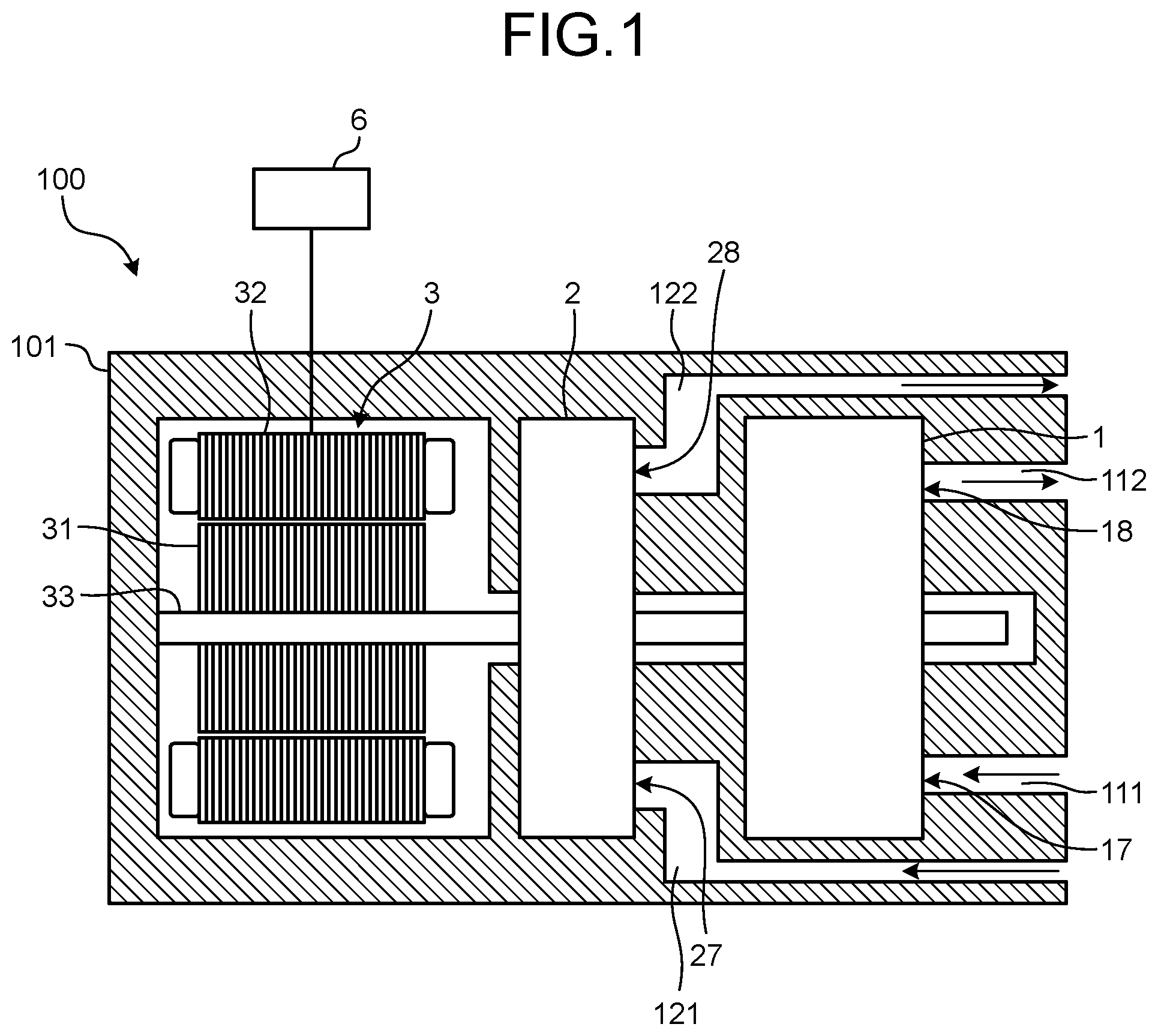Patent US12345255 — Pump device — Figure 1