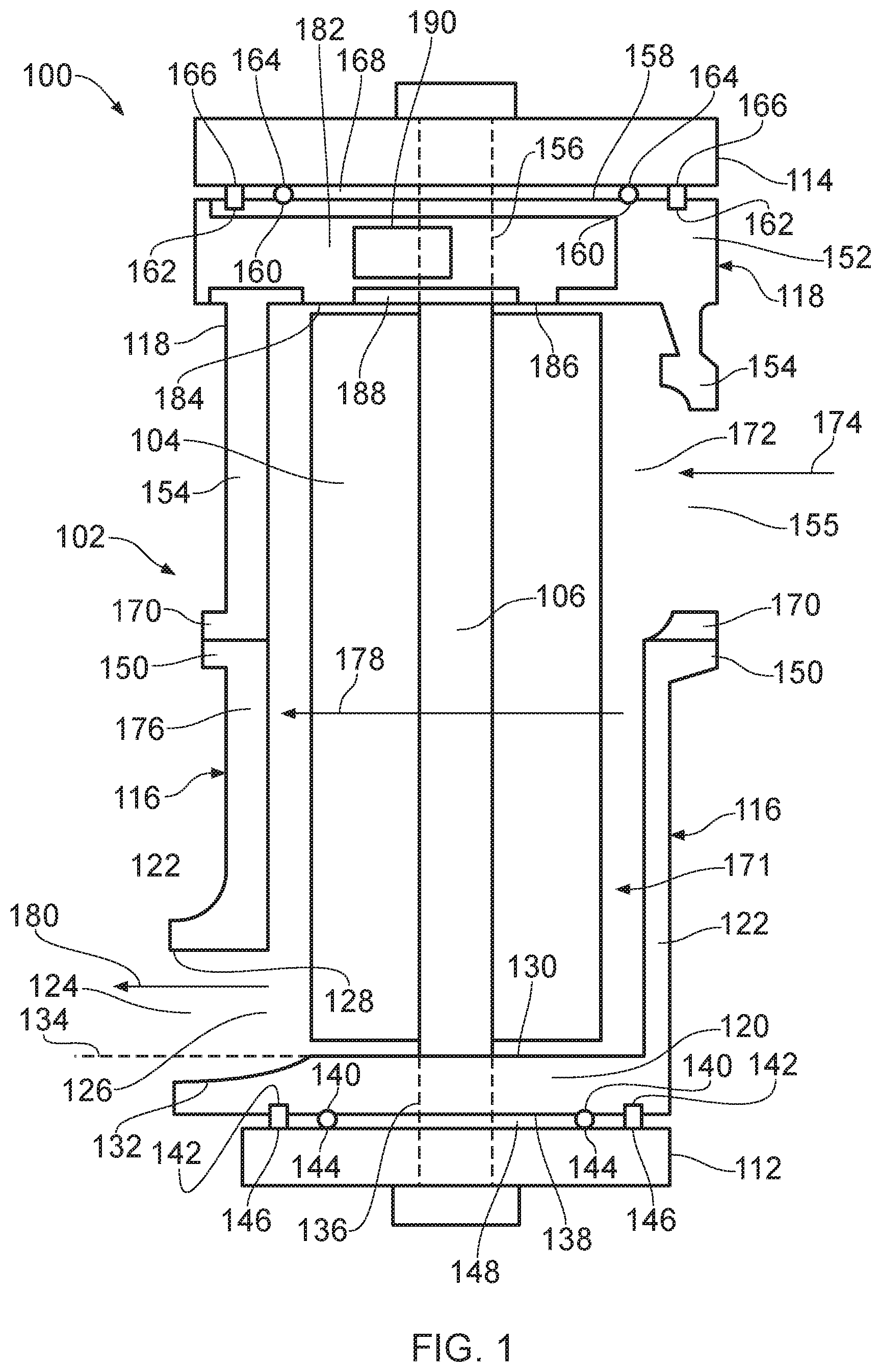 Patent US12345261 — Stator for a vacuum pump — Figure 1