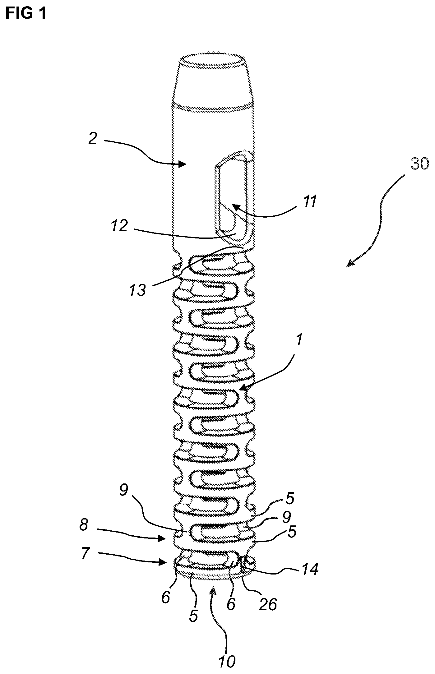 Patent US12345283 — Static load compression spring — Figure 1