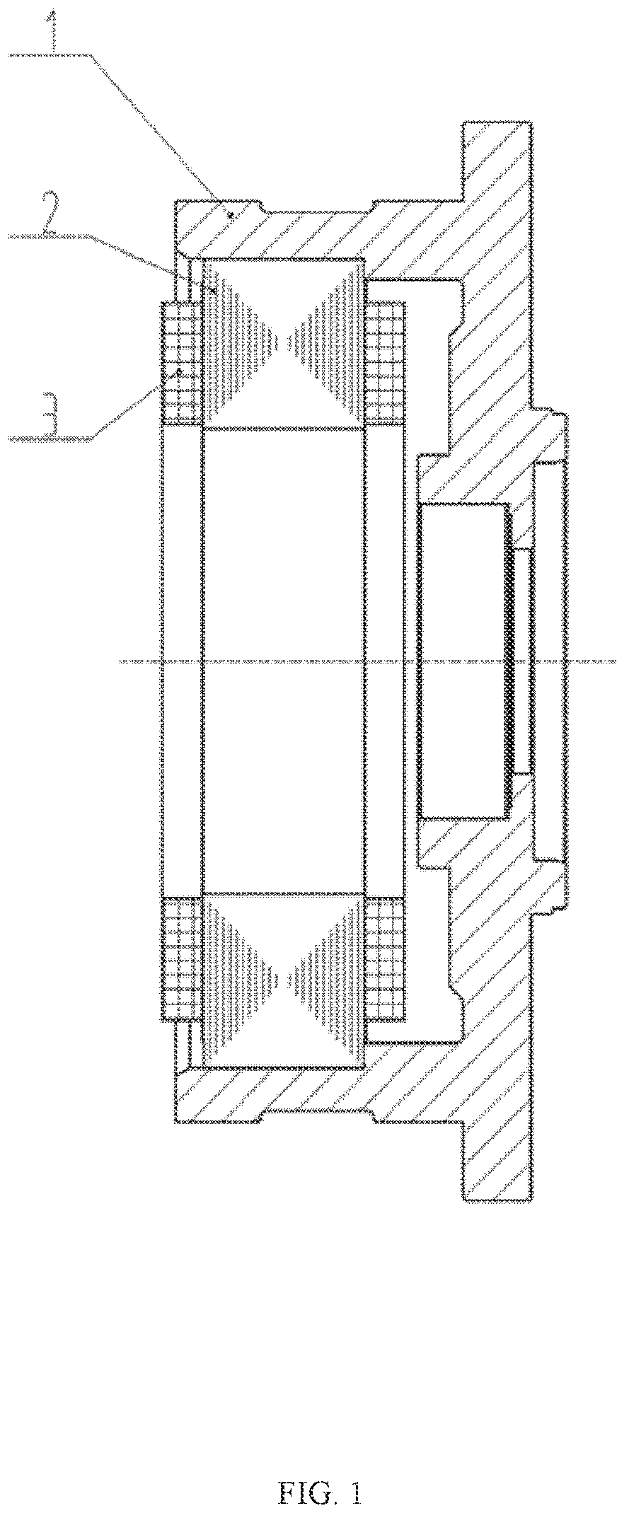 Patent US12345294 Figure 1 – Stator of magnetic levitation bearing, magnetic levitation bearing, and compressor