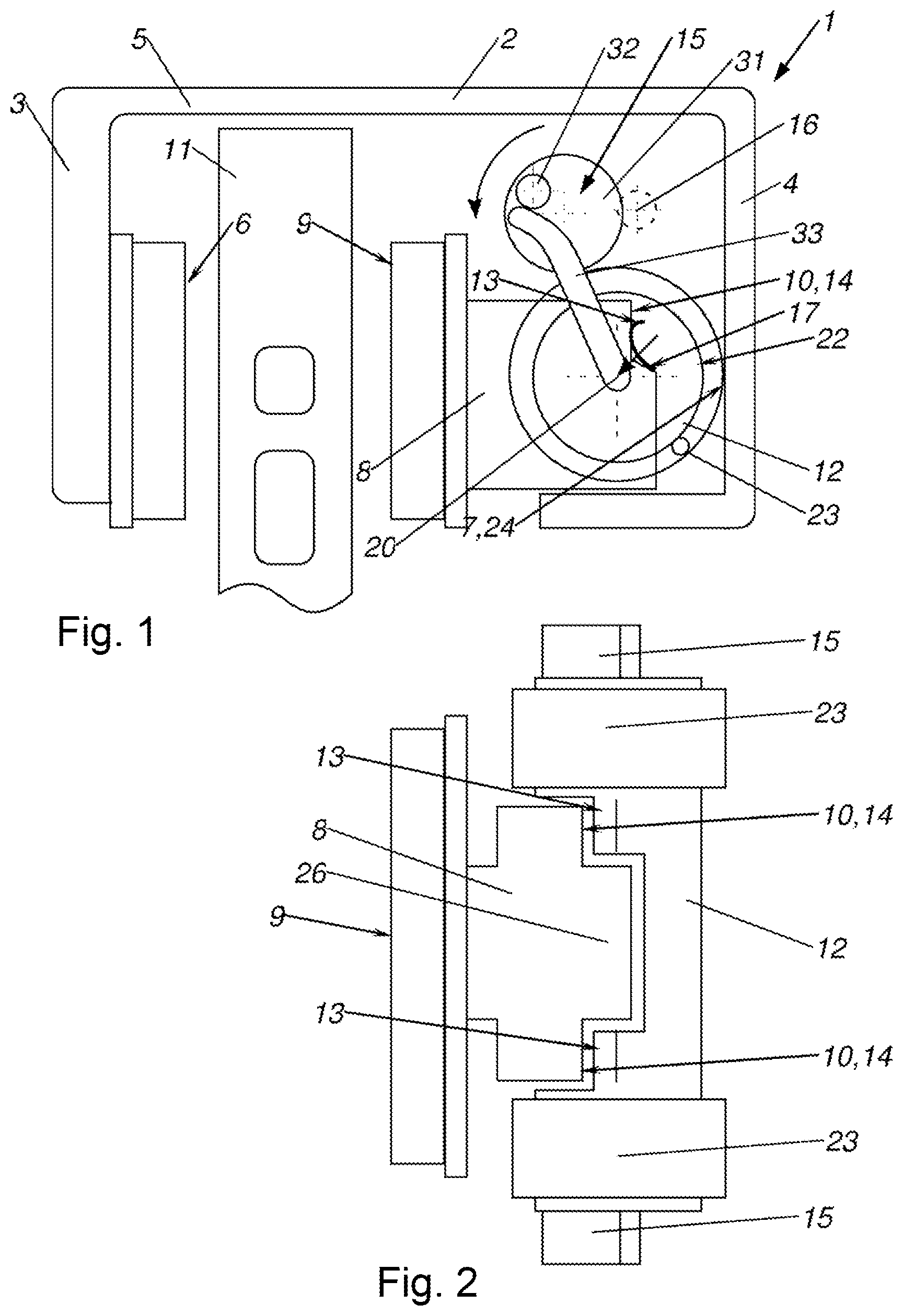 Patent US12345304 Figure 1 – Brake device