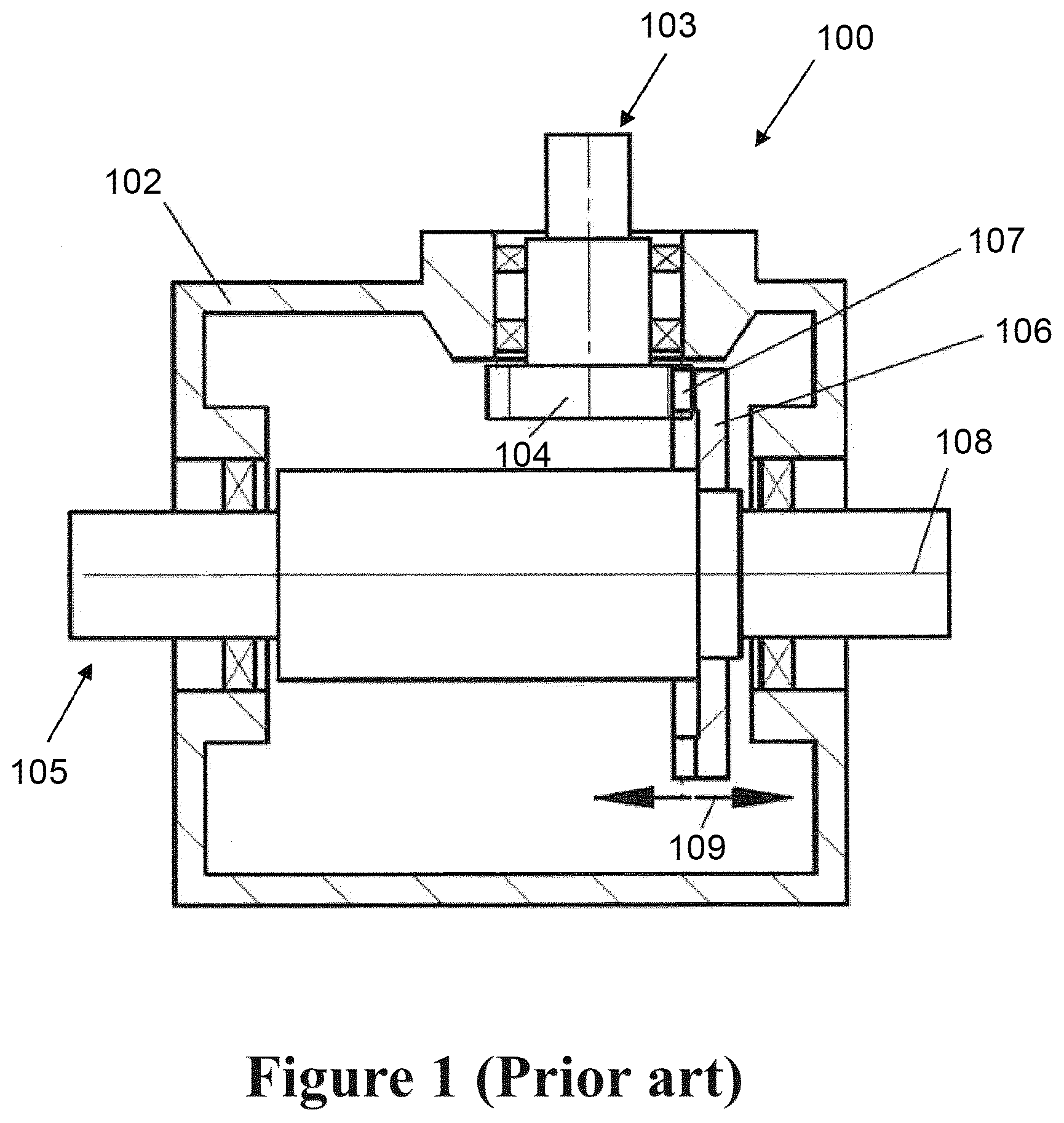 Patent US12345319 — Crown wheel gear — Figure 1
