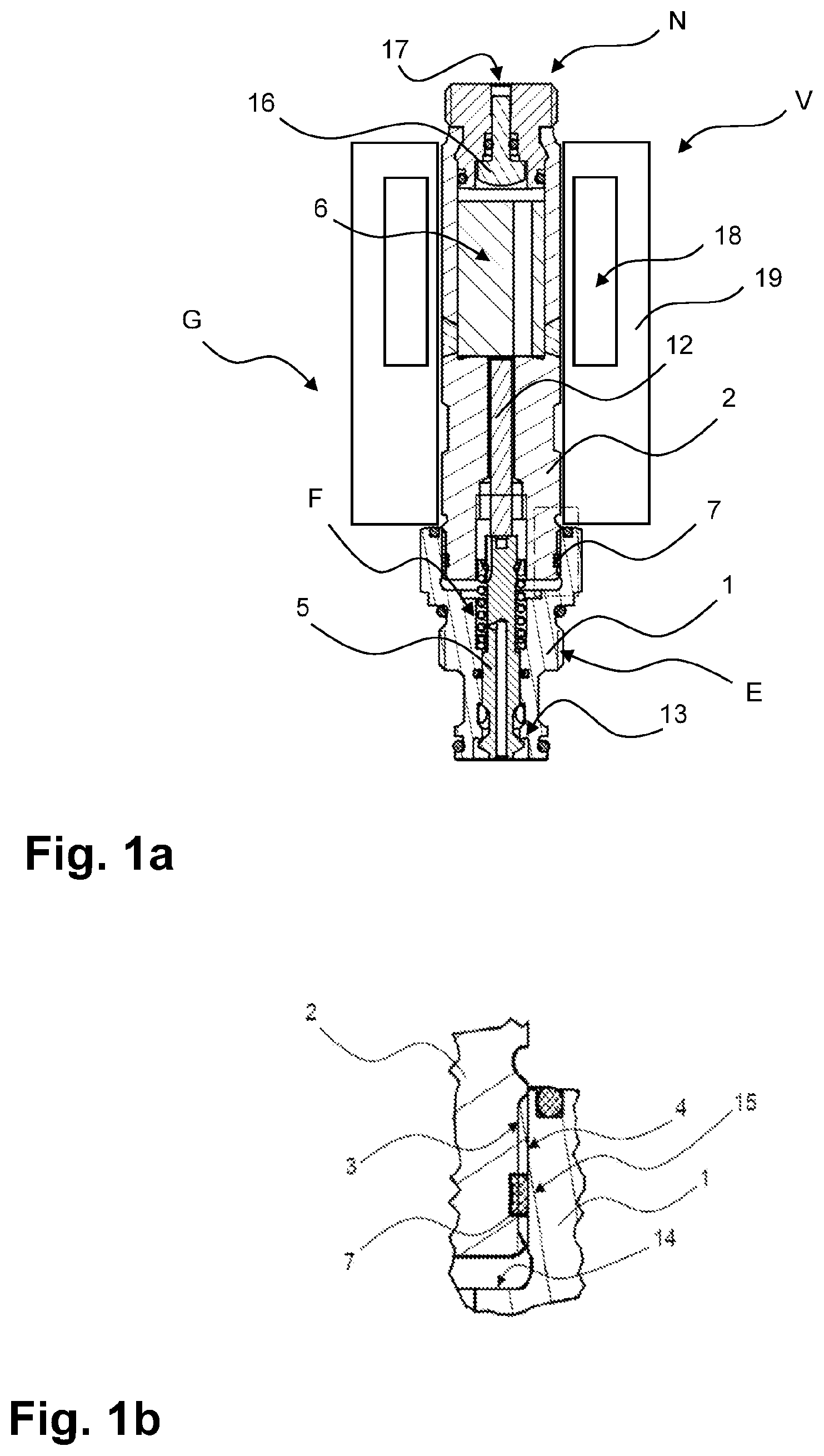 Patent US12345347 Figure 1 – Housing unit for a hydraulic valve and hydraulic valve