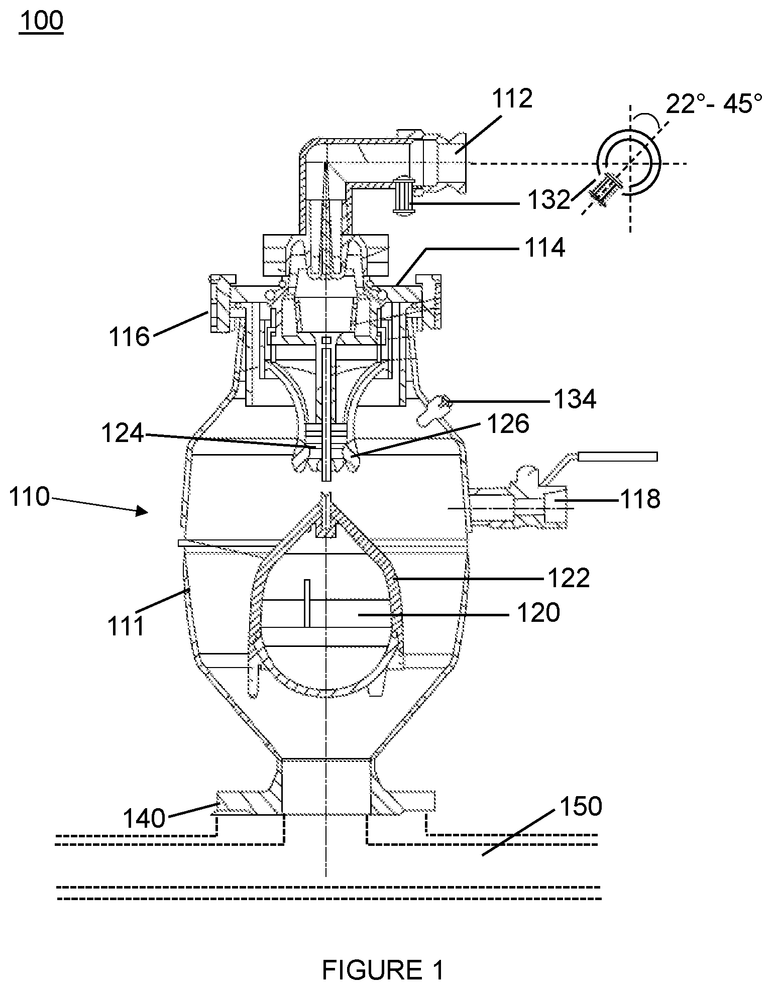 Patent US12345355 — Air release valve monitoring systems and methods — Figure 1