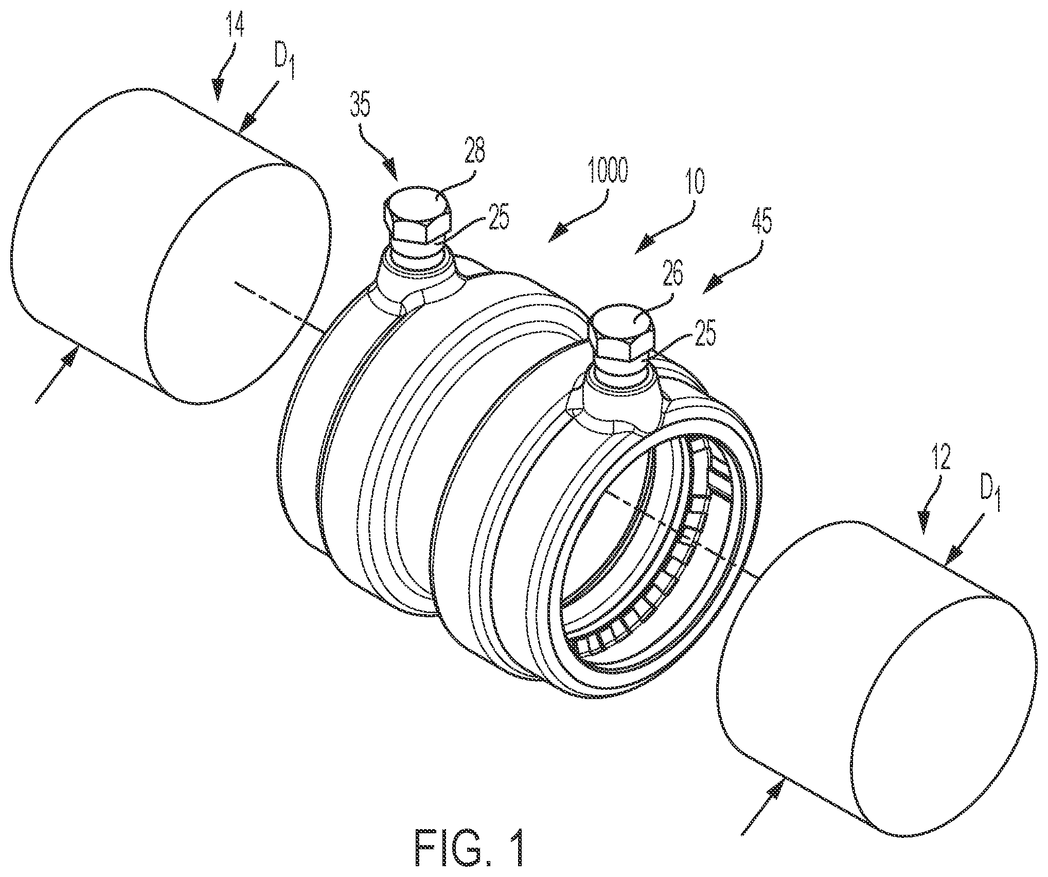 Patent US12345357 — Fitting with positive installation indicator assembly — Figure 1