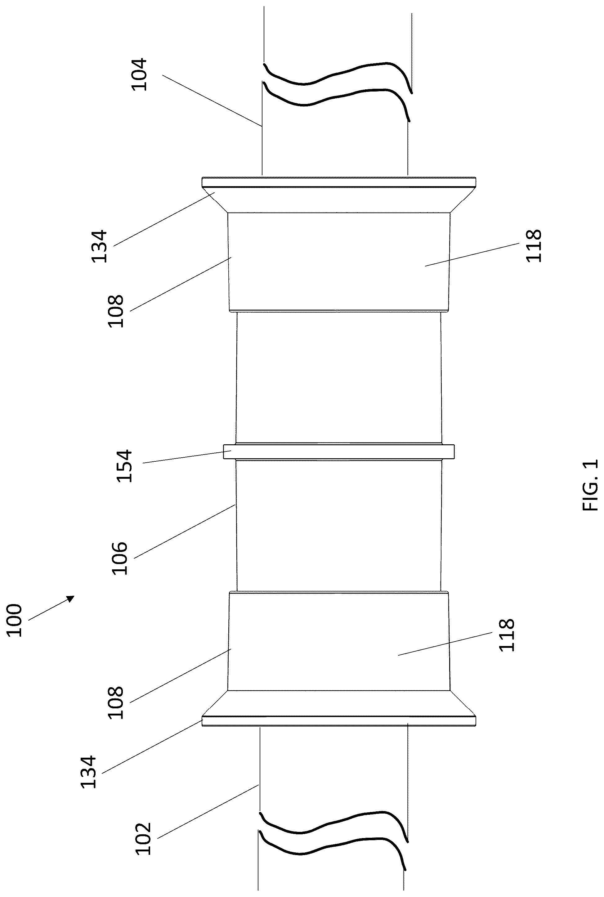 Patent US12345359 — Tube coupling — Figure 1