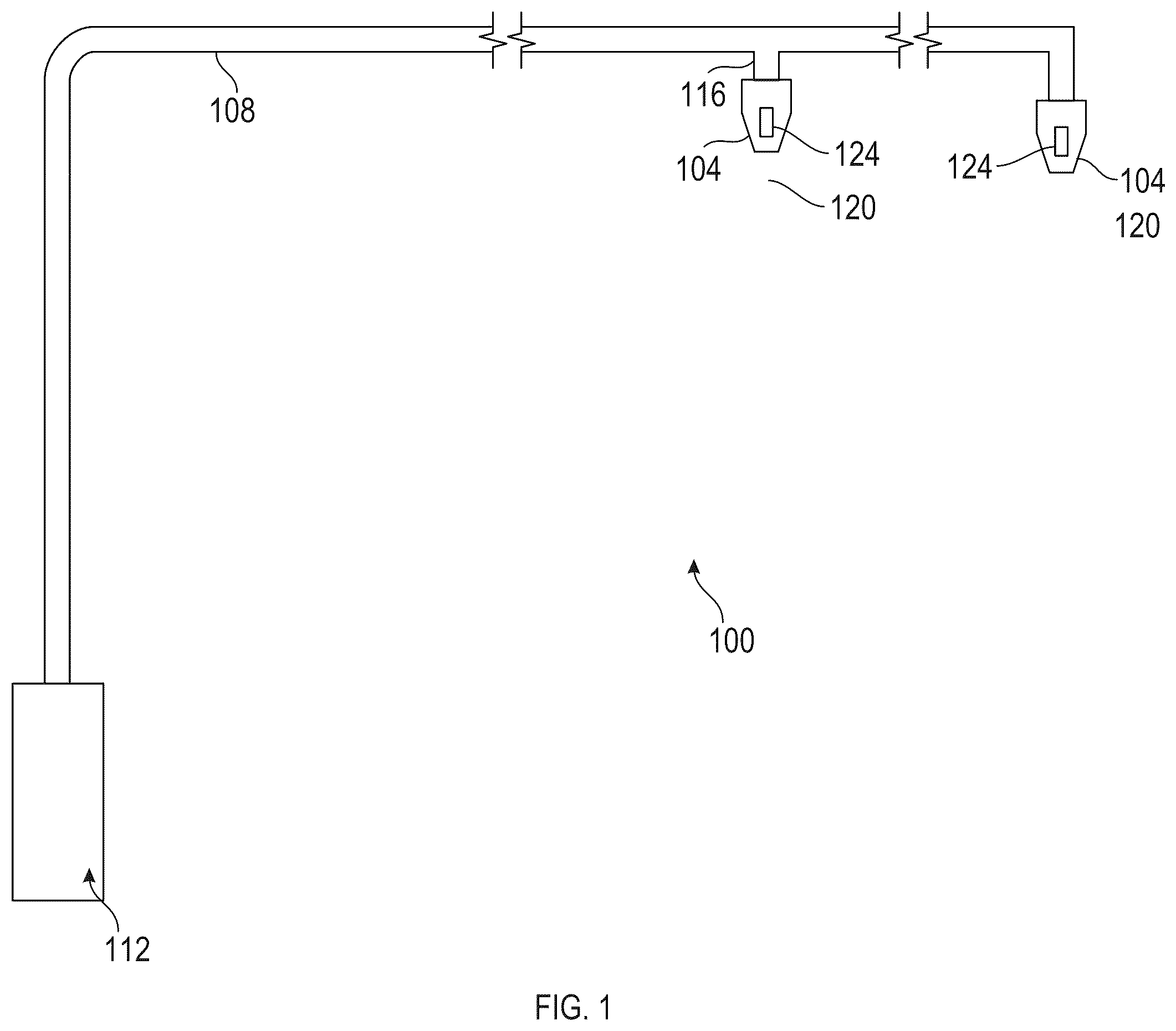 Patent US12345360 — Systems and methods for sprinkler systems with flexible hose and rapid seal adapter — Figure 1