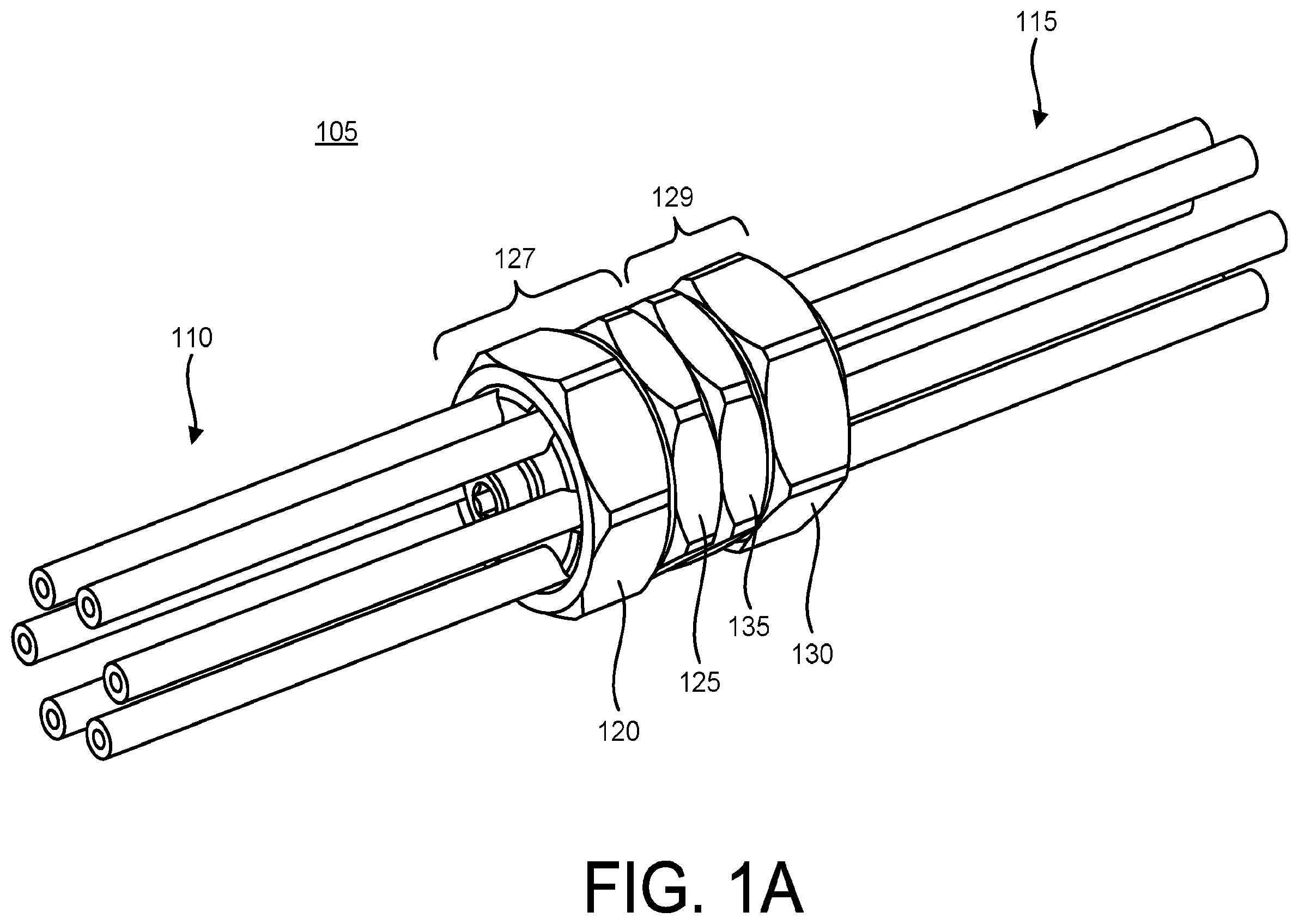 Patent US12345363 — Multiport disconnect couplings — Figure 1