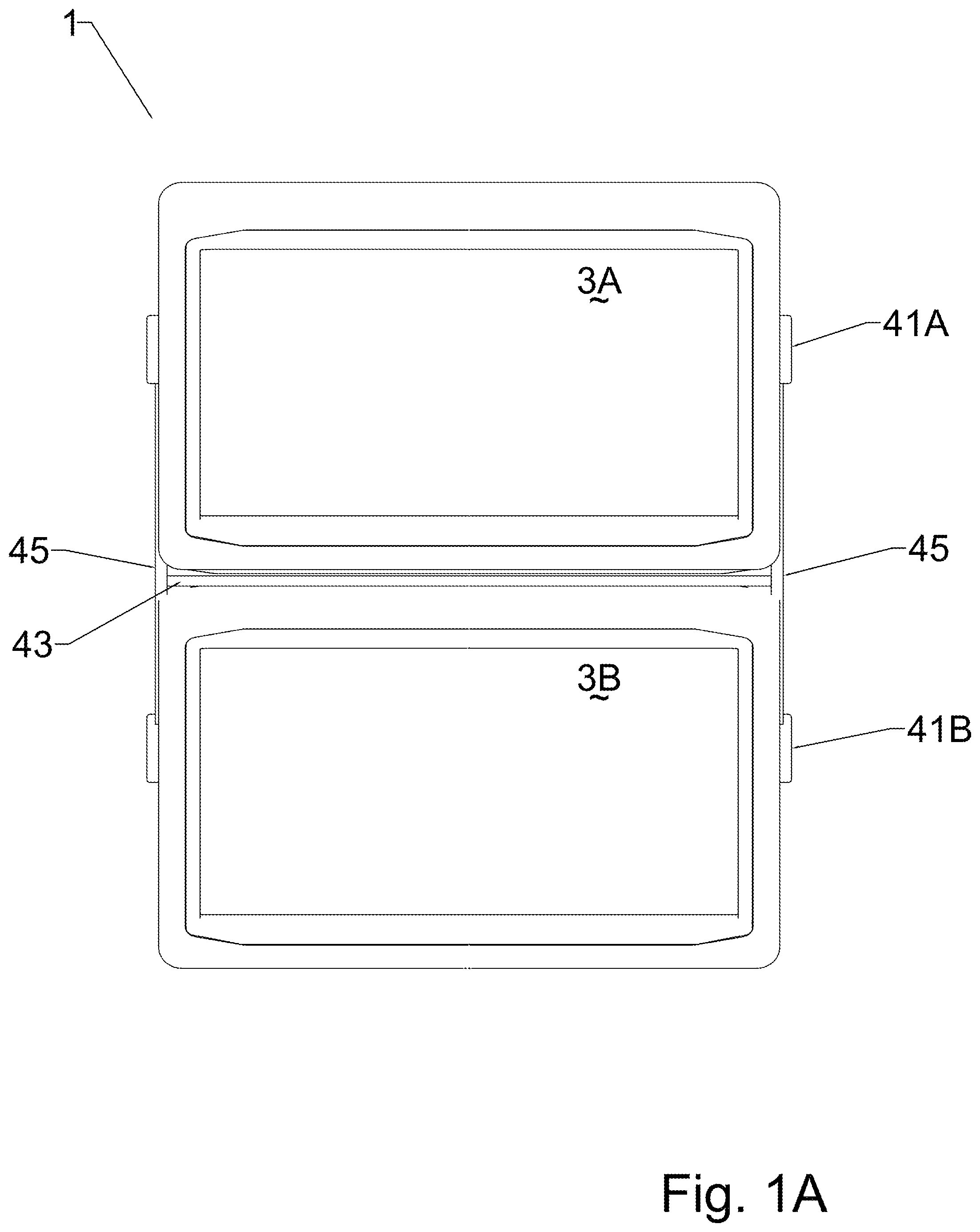 Patent US12345369 — Securely fixable vehicular display mounting system — Figure 1