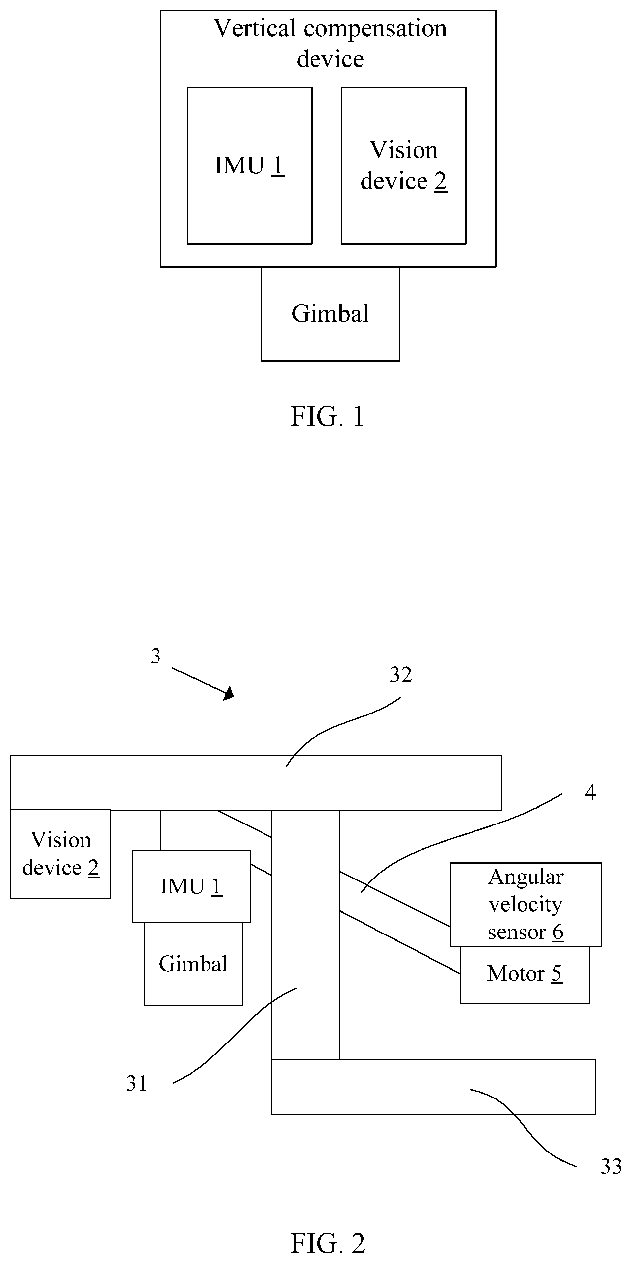 Patent US12345370 — Gimbal pose correction method and device — Figure 1