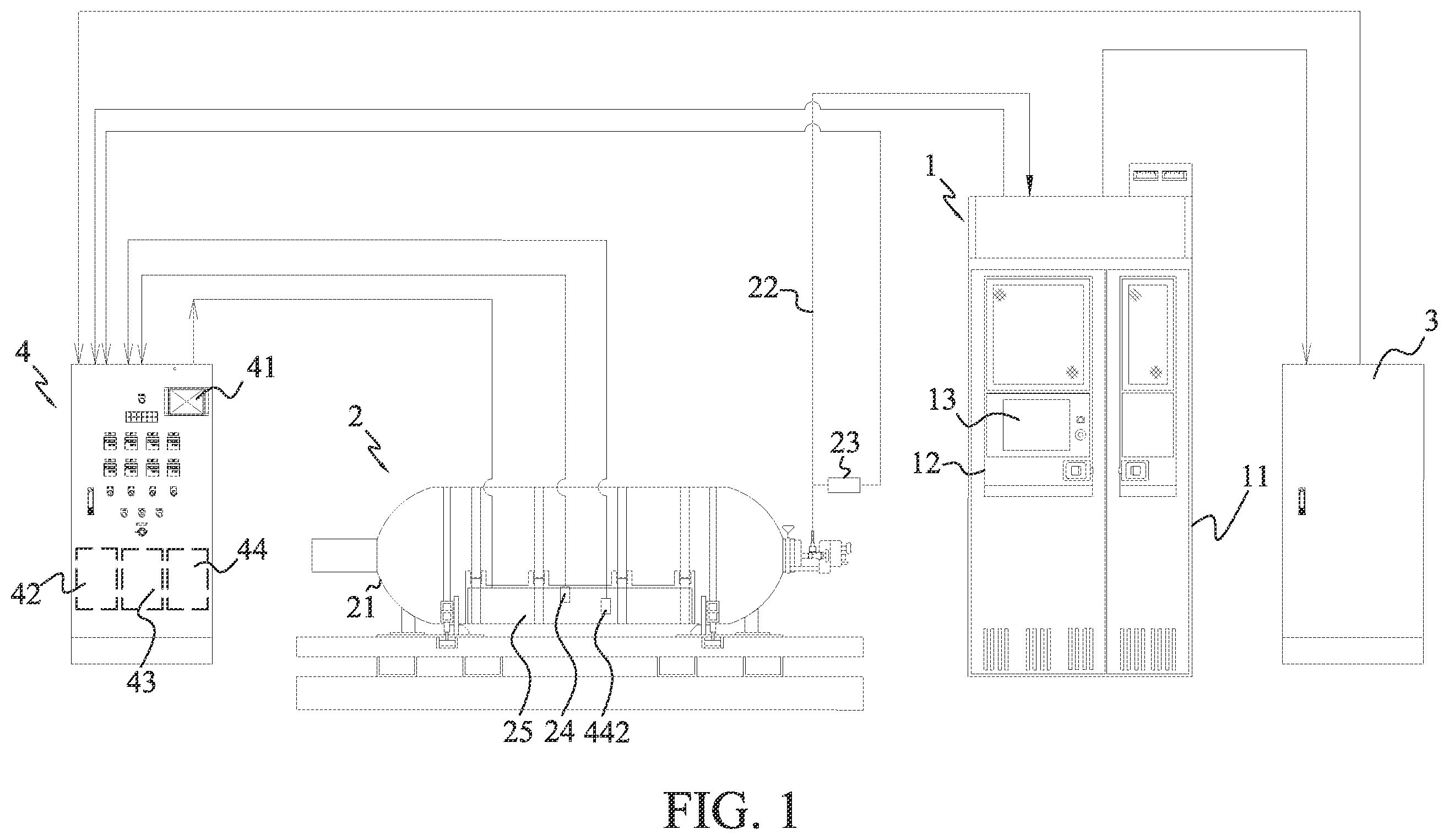 Patent US12345377 Figure 1 – Stable liquefied gas supply and heating apparatus
