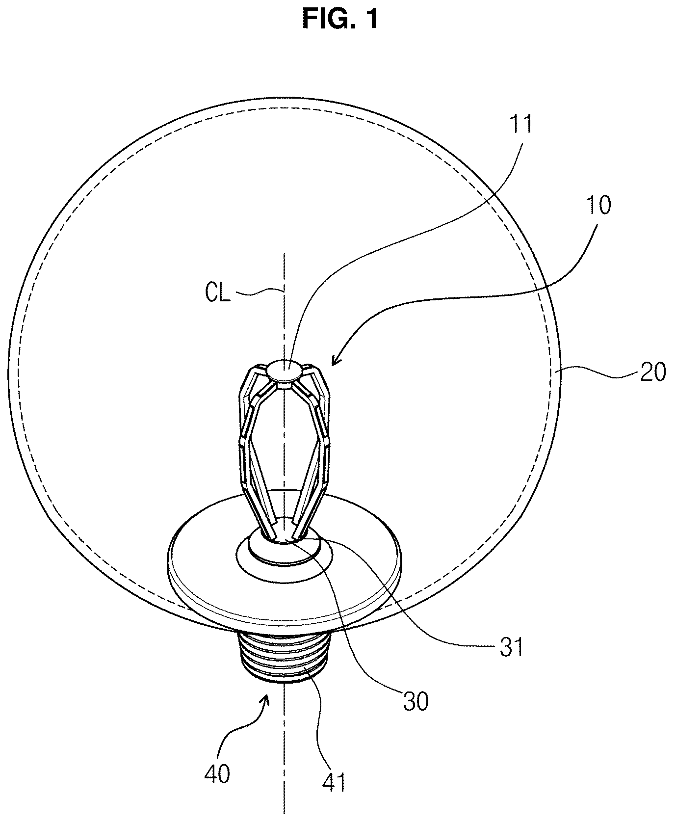 Patent US12345381 — Bulb-type light source — Figure 1