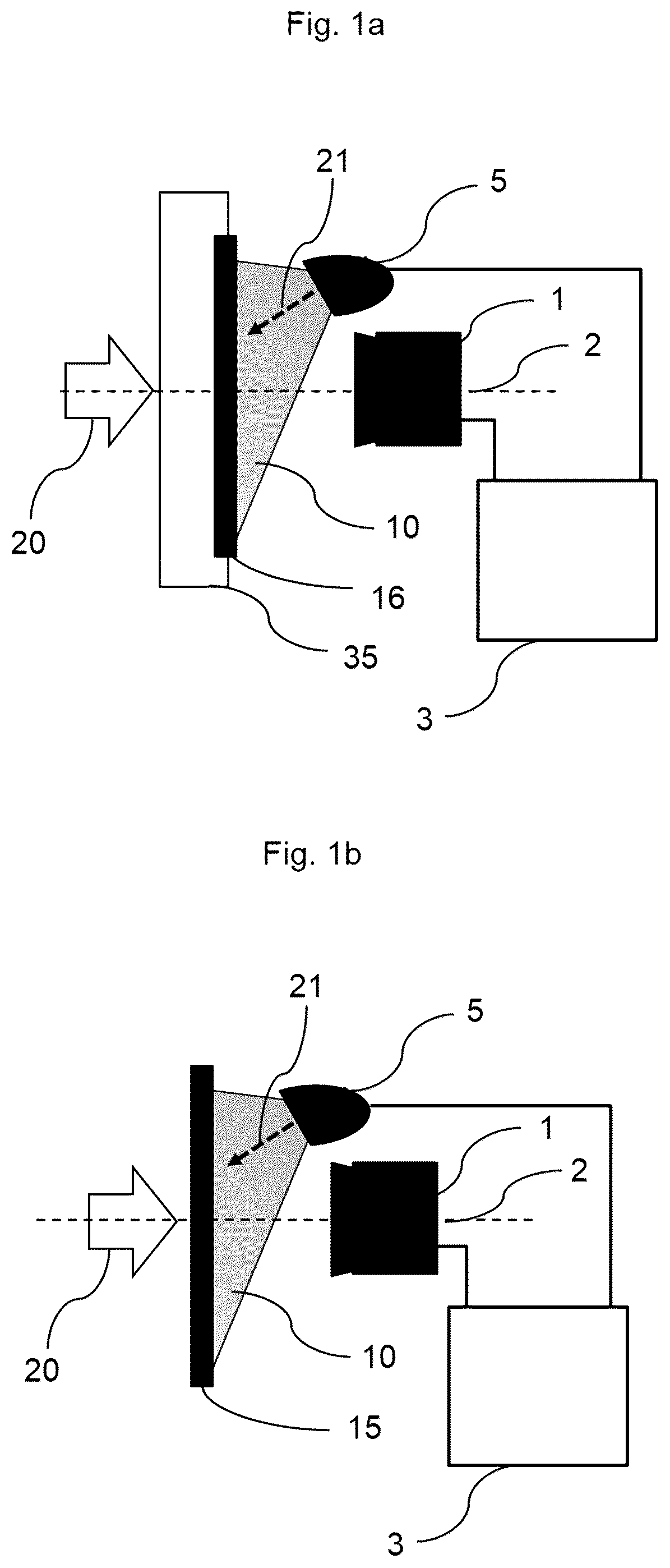 Patent US12345388 — Functional means for imaging device, lighting module, rear view devices, driving assistance system and vehicle — Figure 1