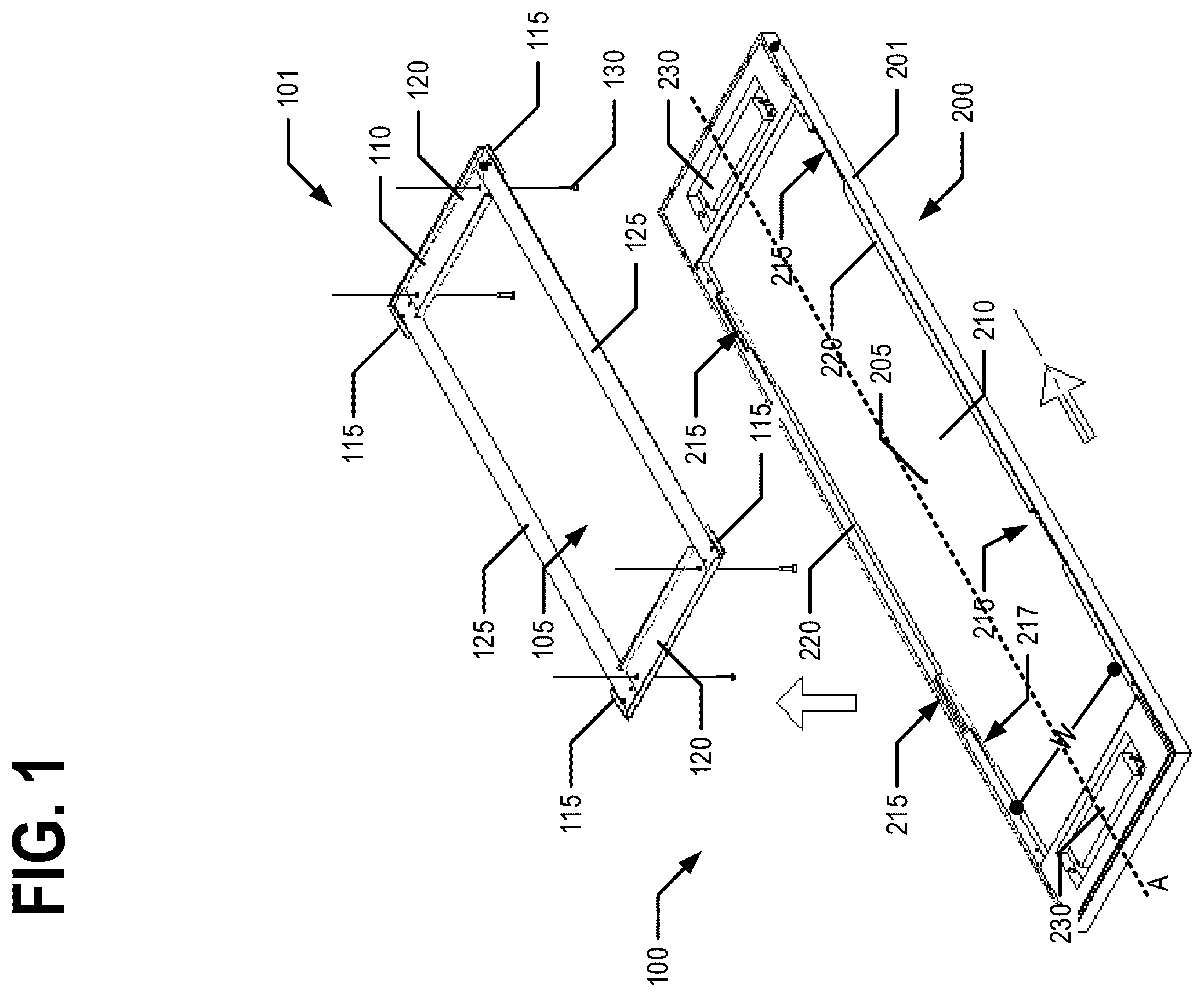 Patent US12345395 Figure 1 – Lighting fixture mounting systems