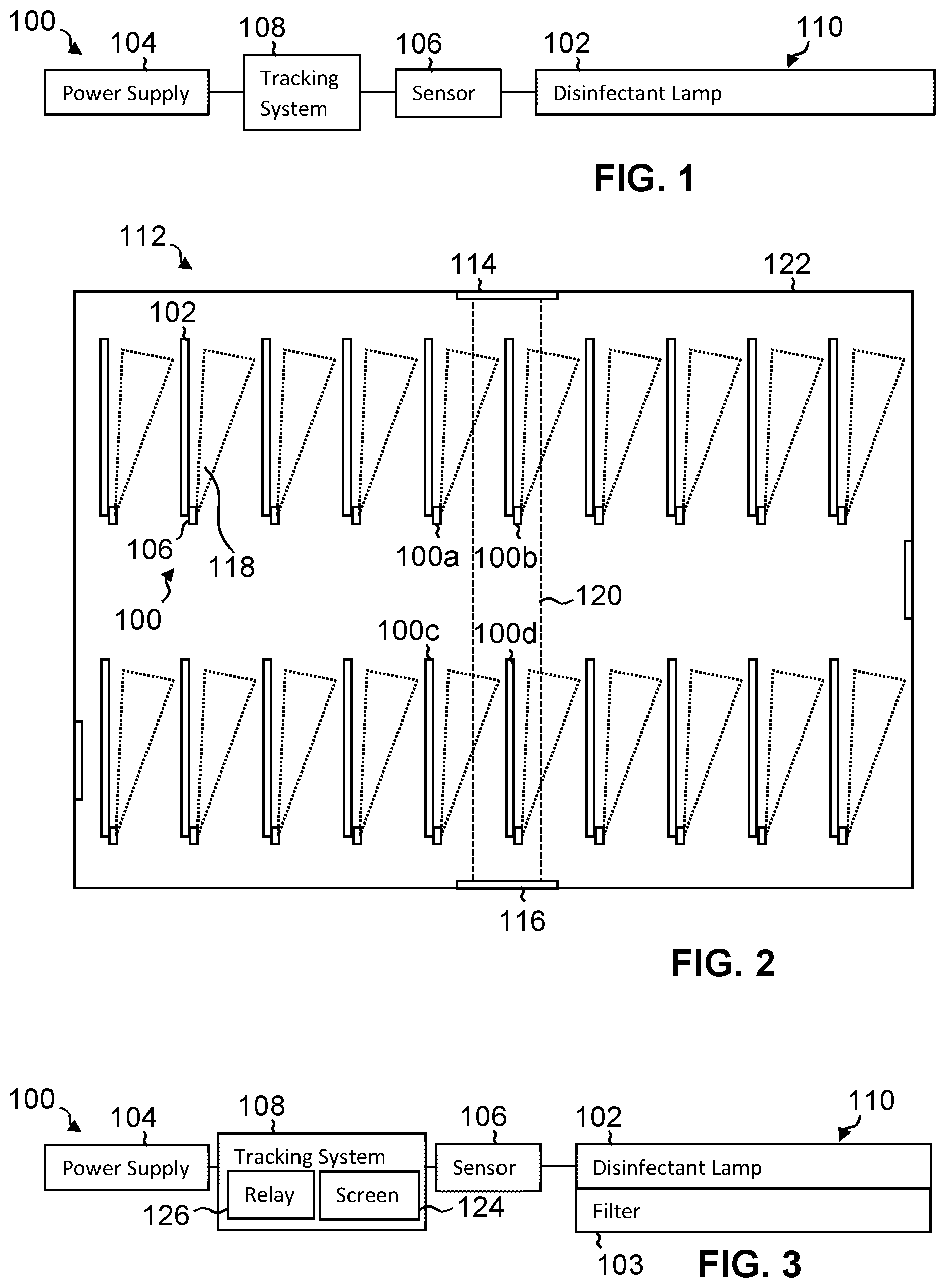 Patent US12345397 — Multi-lamp lighting system — Figure 1