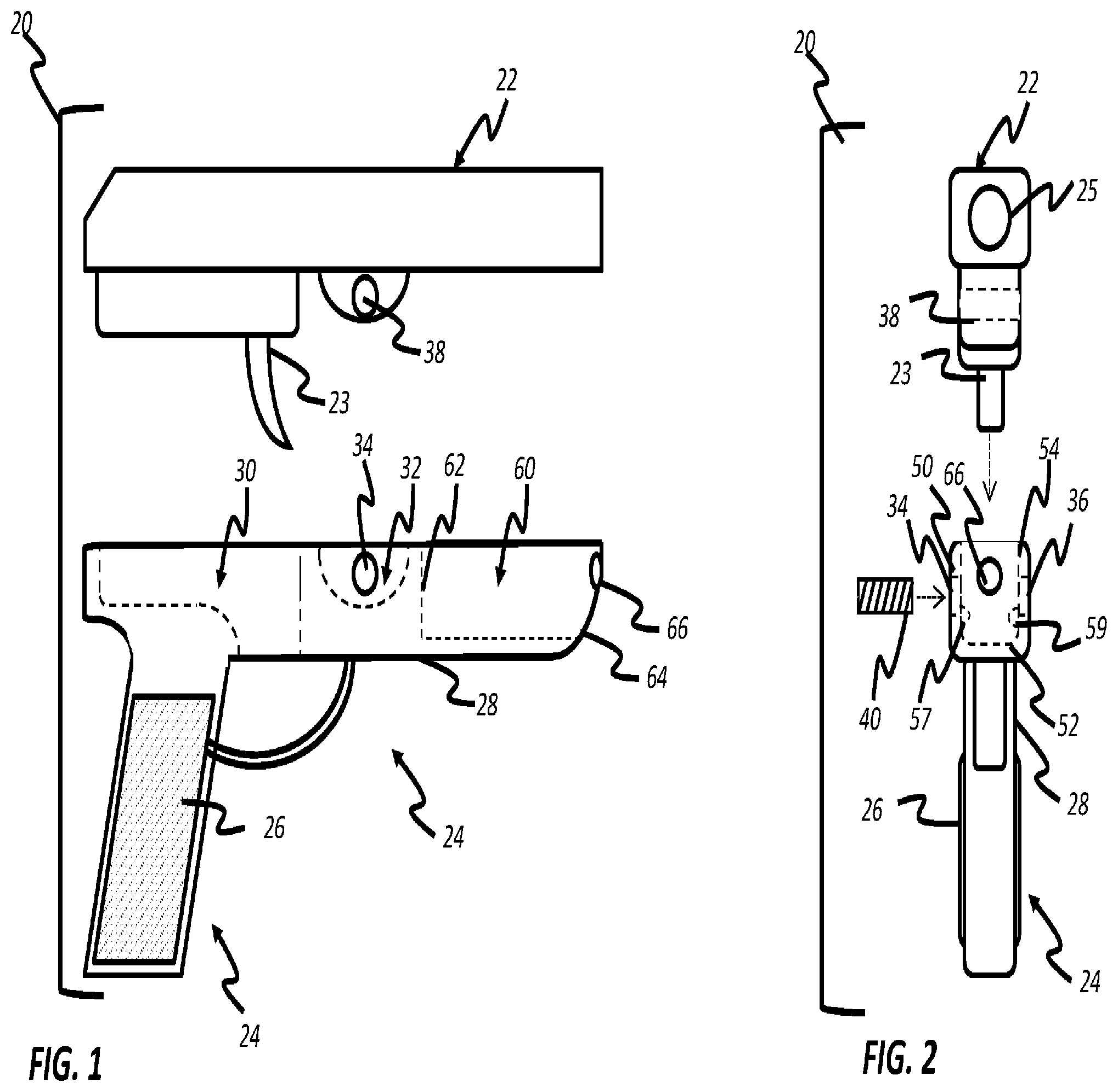 Patent US12345400 — Deterrent device attachment having light source with thermal management — Figure 1