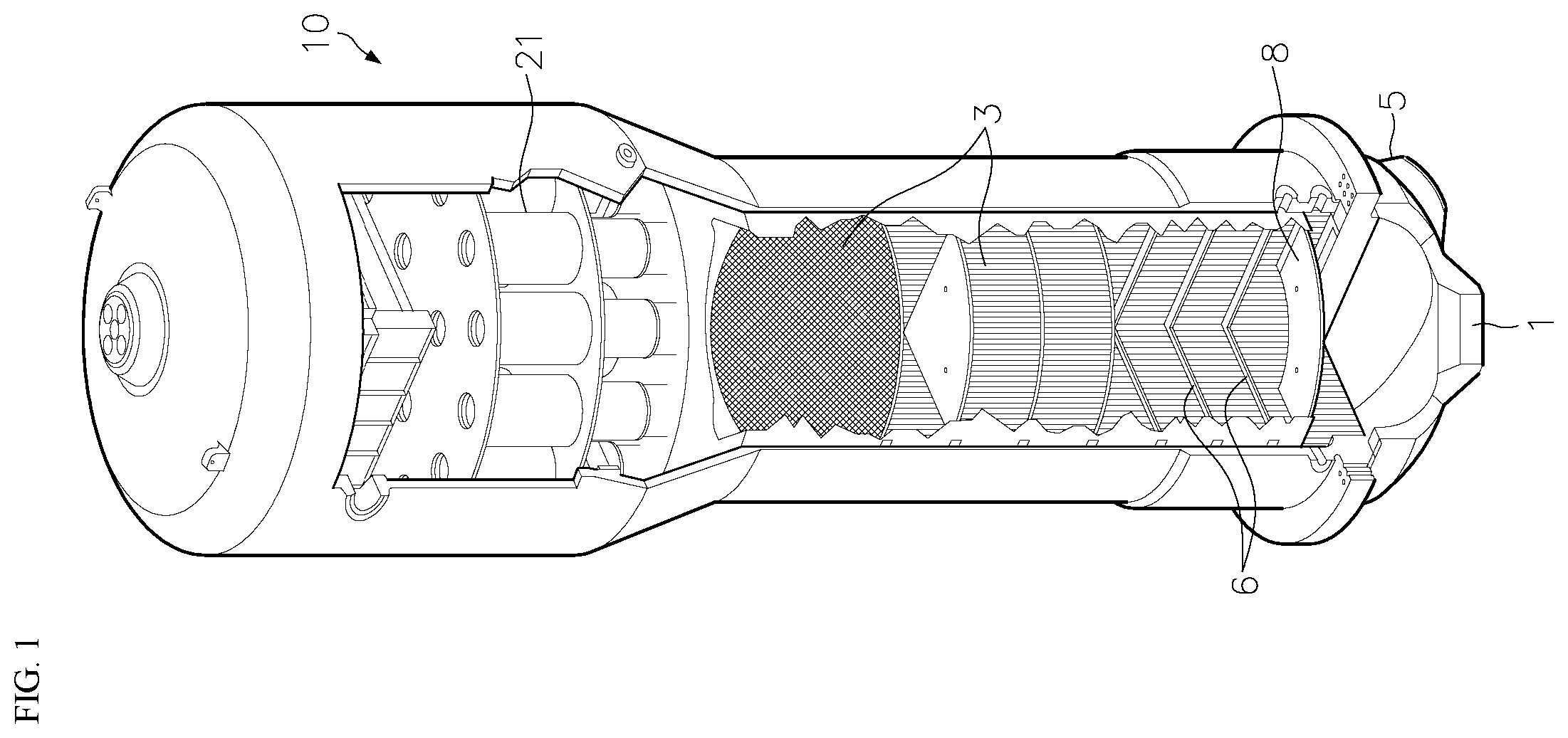 Patent US12345412 — Apparatus and method of removing foreign substances from steam generator — Figure 1