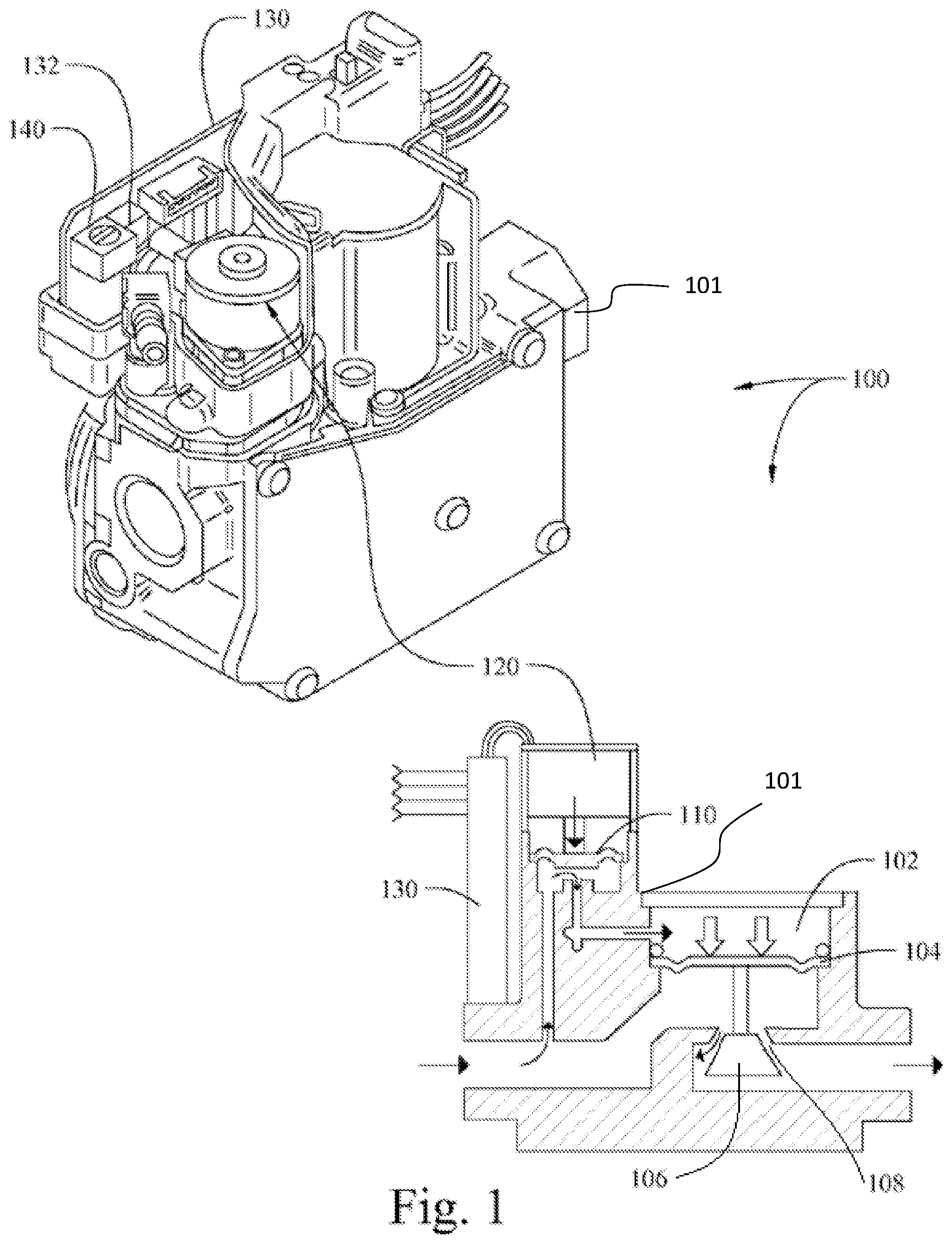 Patent US12345423 — Systems and methods for controlling a variable gas valve — Figure 1