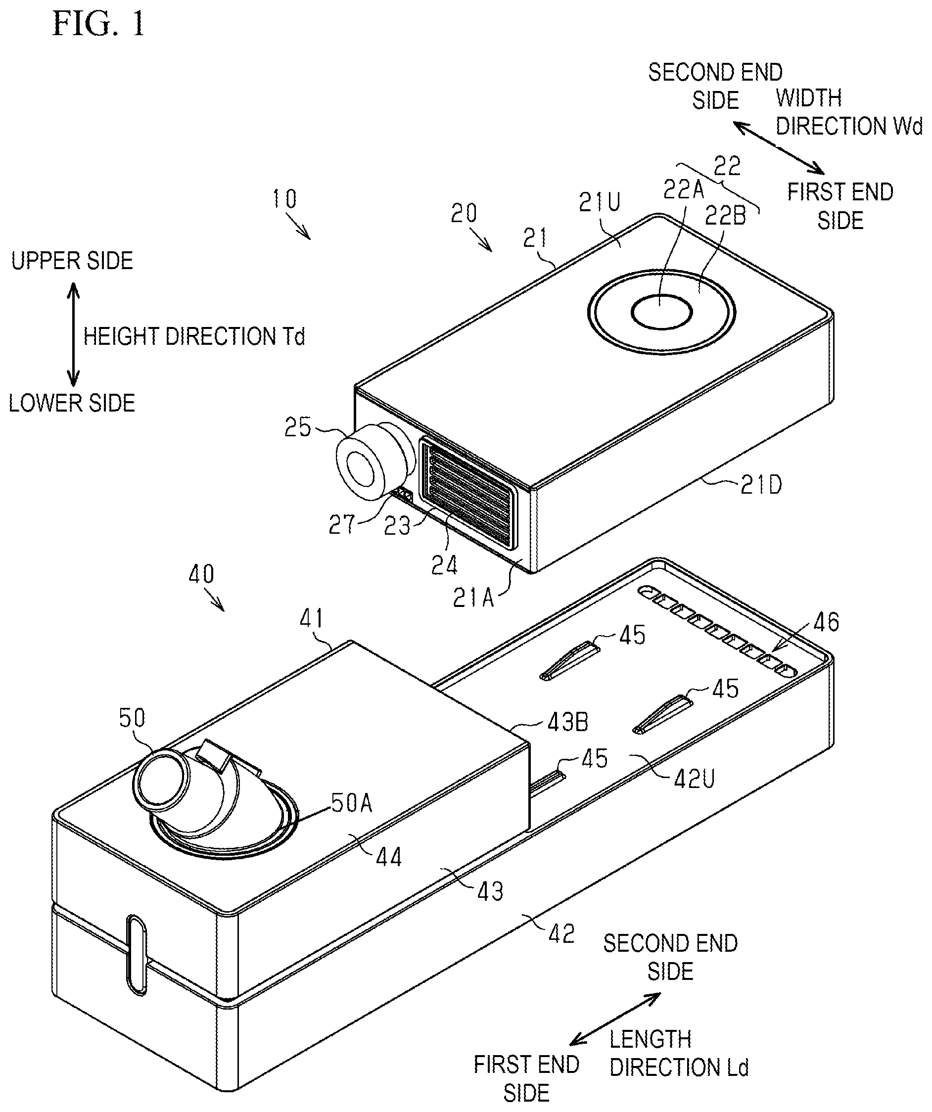 Patent US12345442 — Humidifier — Figure 1