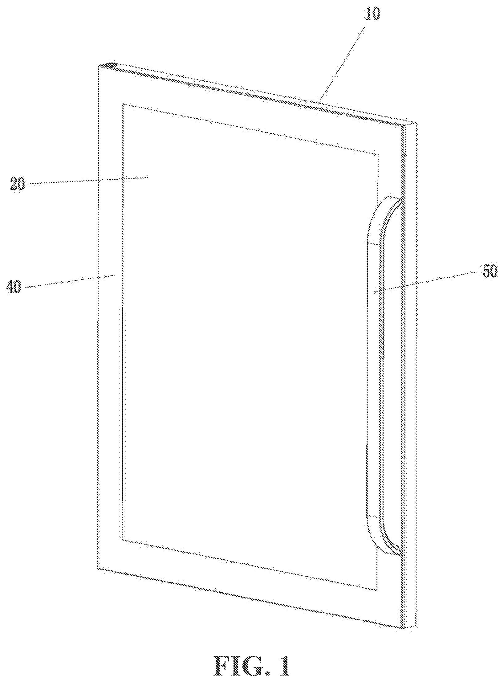 Patent US12345463 — Glass door and wine cooler — Figure 1