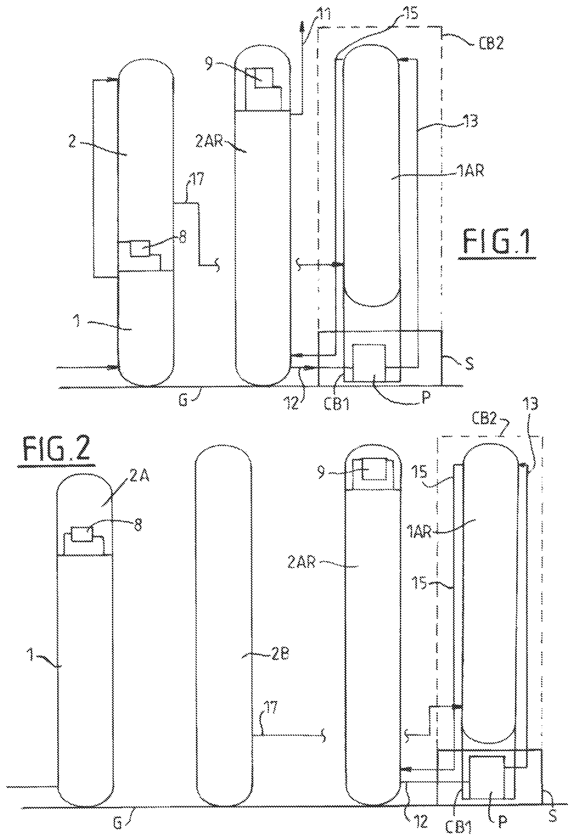 Patent US12345469 — Air separation unit by cryogenic distillation — Figure 1