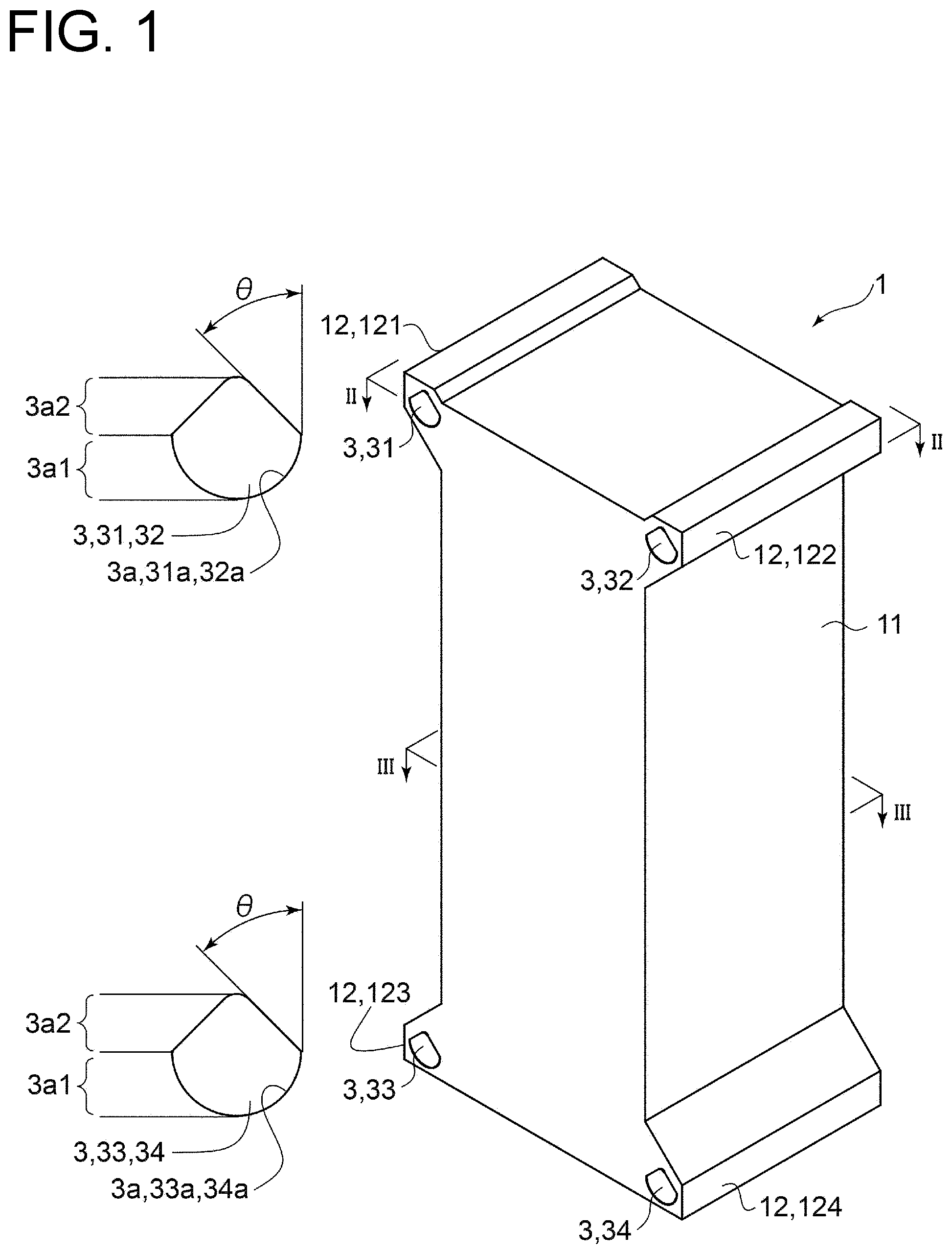 Patent US12345475 Figure 1 – Heat exchanger core, heat exchanger, and method of producing heat exchanger core