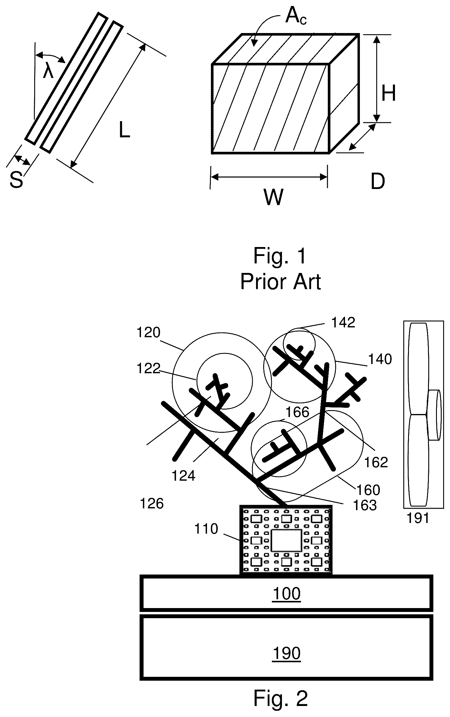 Patent US12345479 — Fractal heat transfer device — Figure 1