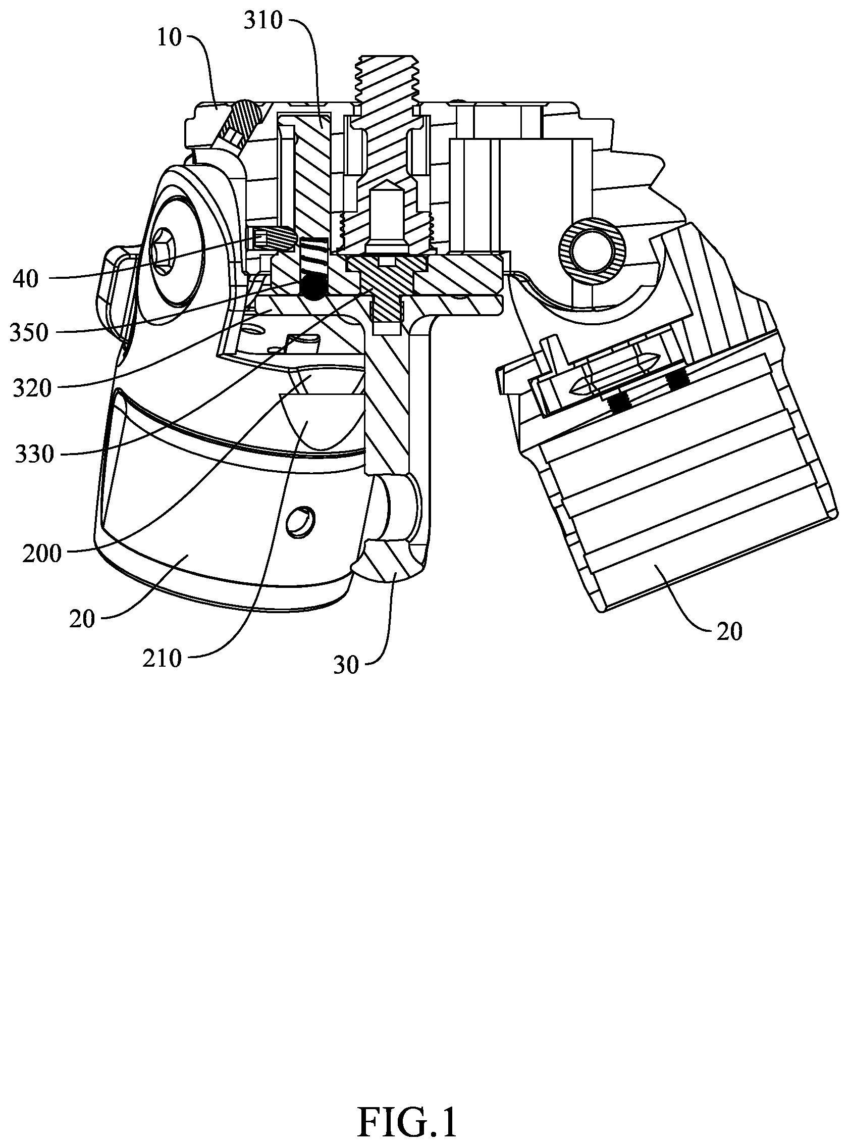 Patent US12345494 — Tripod for rifle hunting — Figure 1