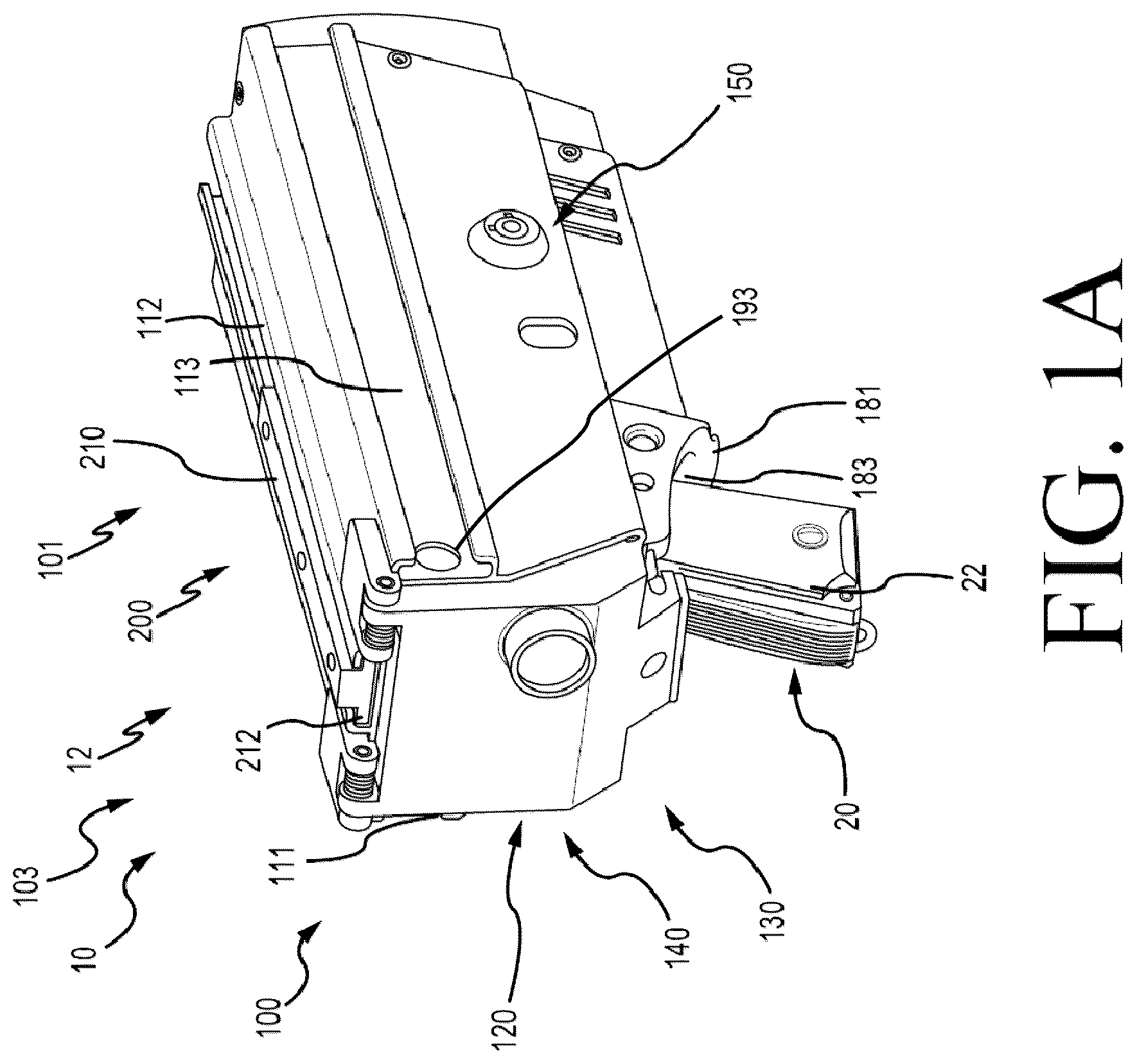 Patent US12345502 — Portable firearm safety system — Figure 1
