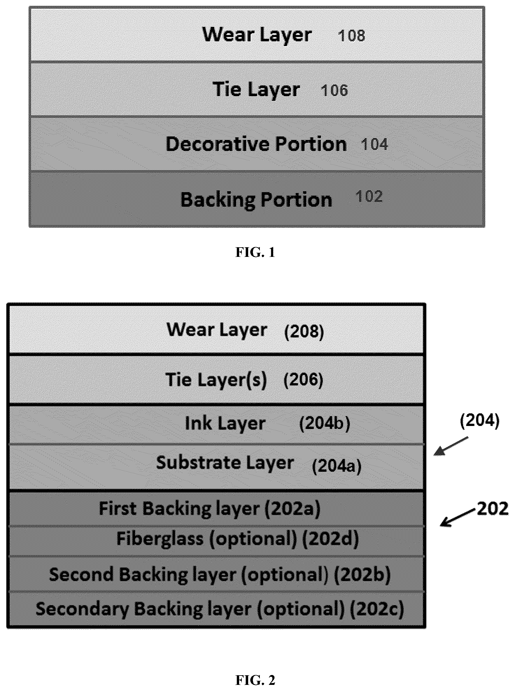 Patent US12345519 — Resilient flooring product and methods of making same — Figure 1
