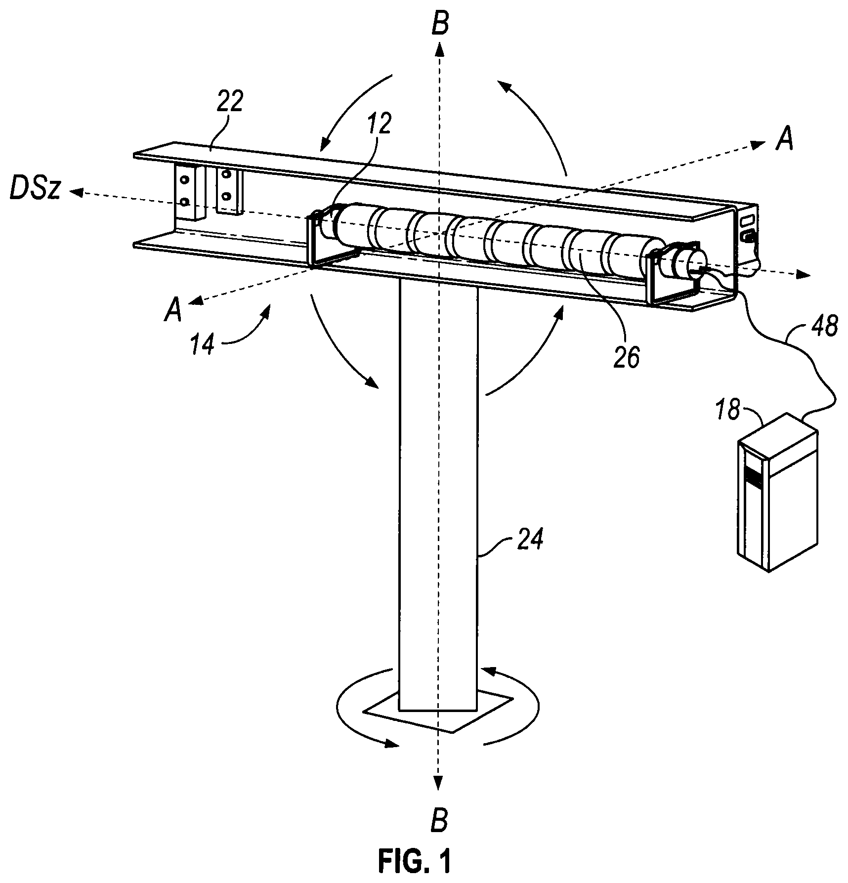 Patent US12345547 — System and method of directional sensor calibration — Figure 1