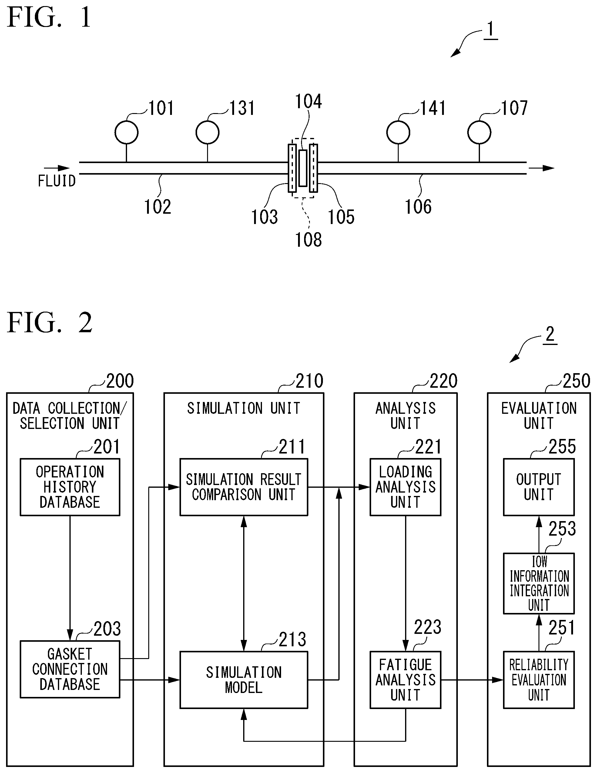 Patent US12345607 — Gasket connection reliability evaluation system, gasket connection reliability evaluation method, and program — Figure 1