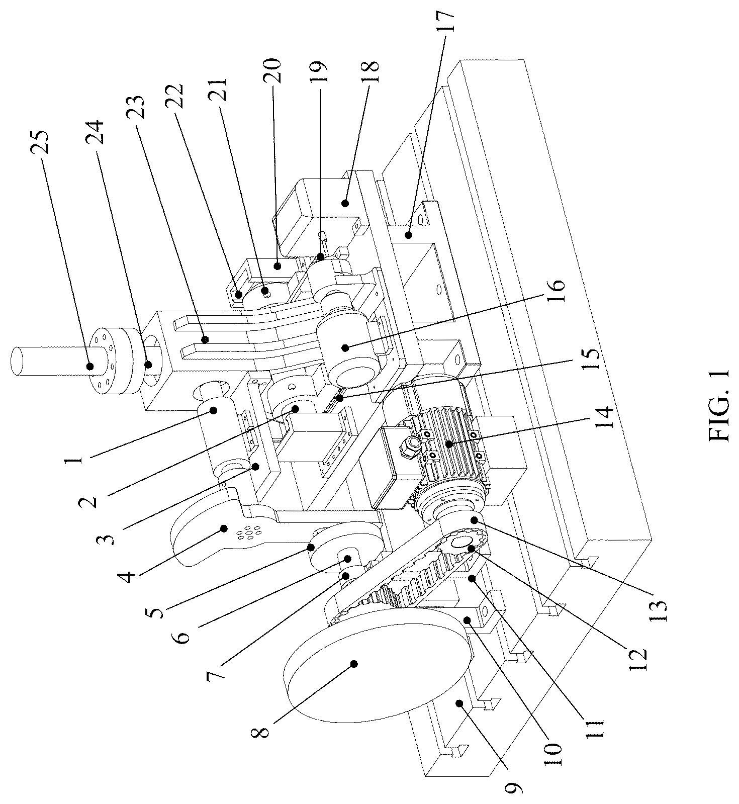 Patent US12345624 Figure 1 – Piston pin hole friction and wear test and torque measurement device