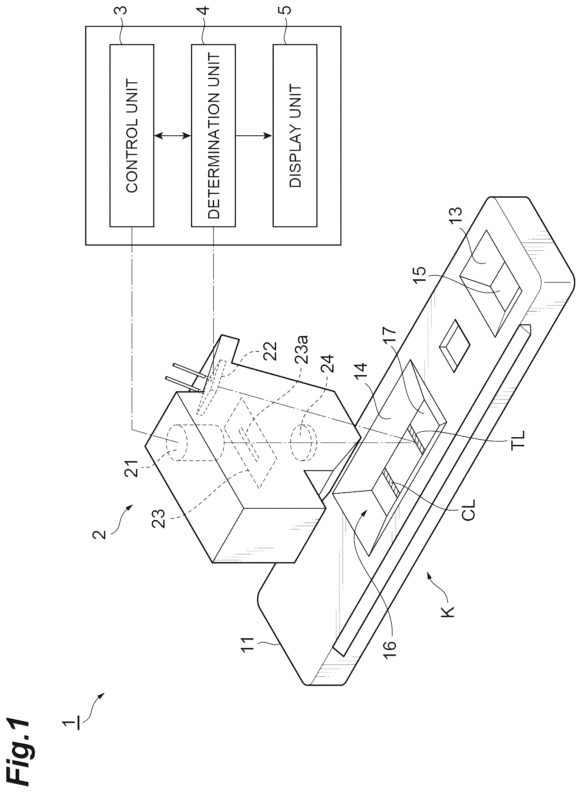 Patent US12345628 — Optical measurement device and optical measurement method — Figure 1