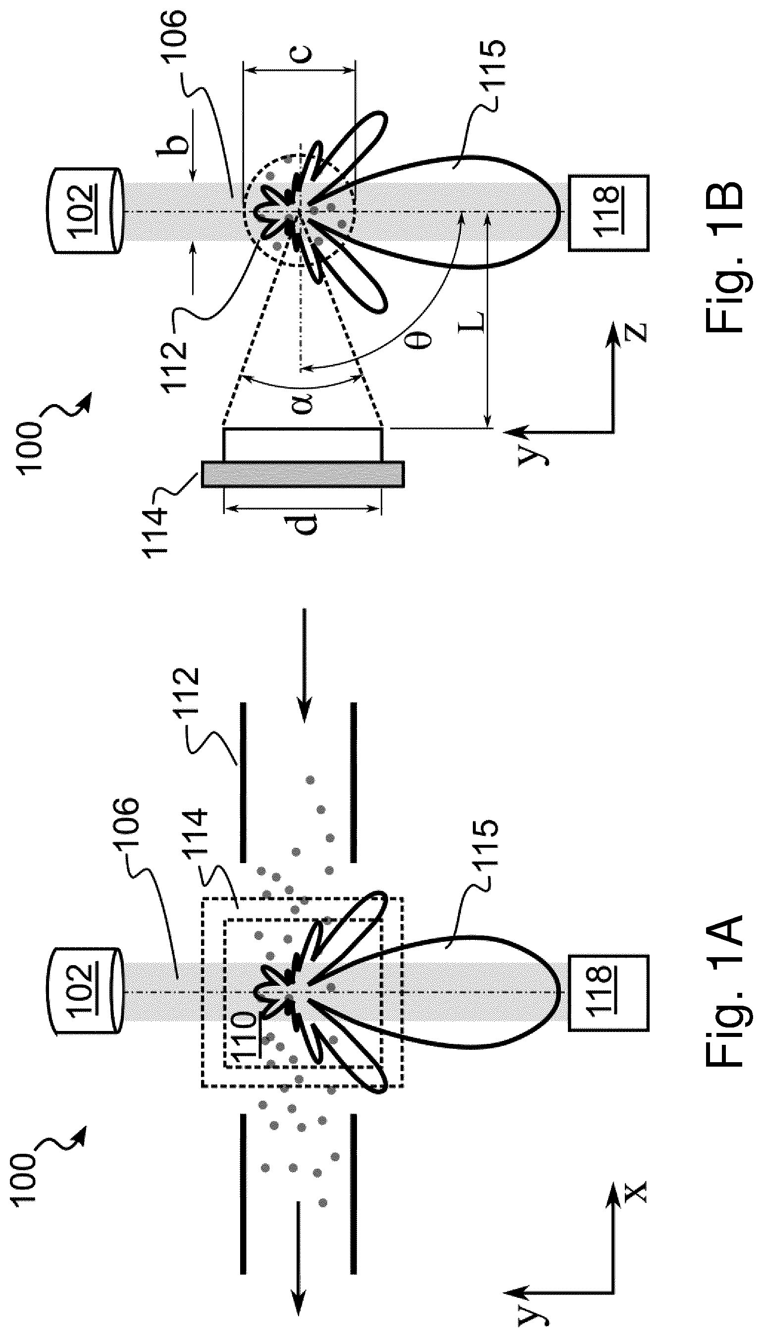 Patent US12345638 — Optical particle counter for air quality assessment — Figure 1