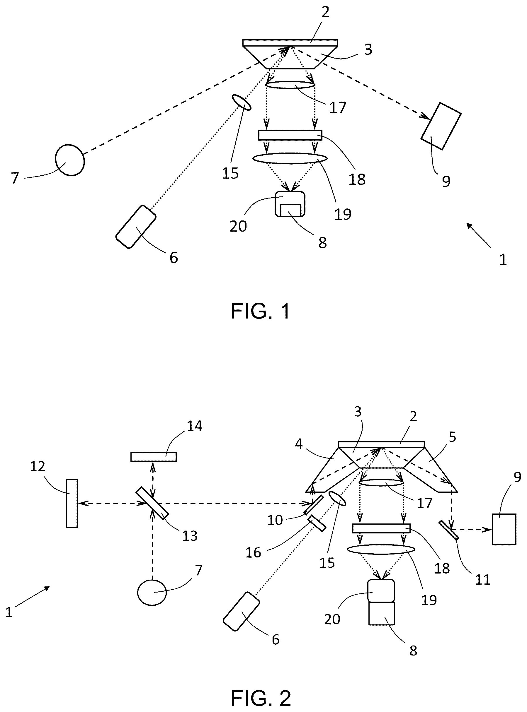 Patent US12345646 — Combined spectroscopy system including Raman and ATR-FTIR — Figure 1
