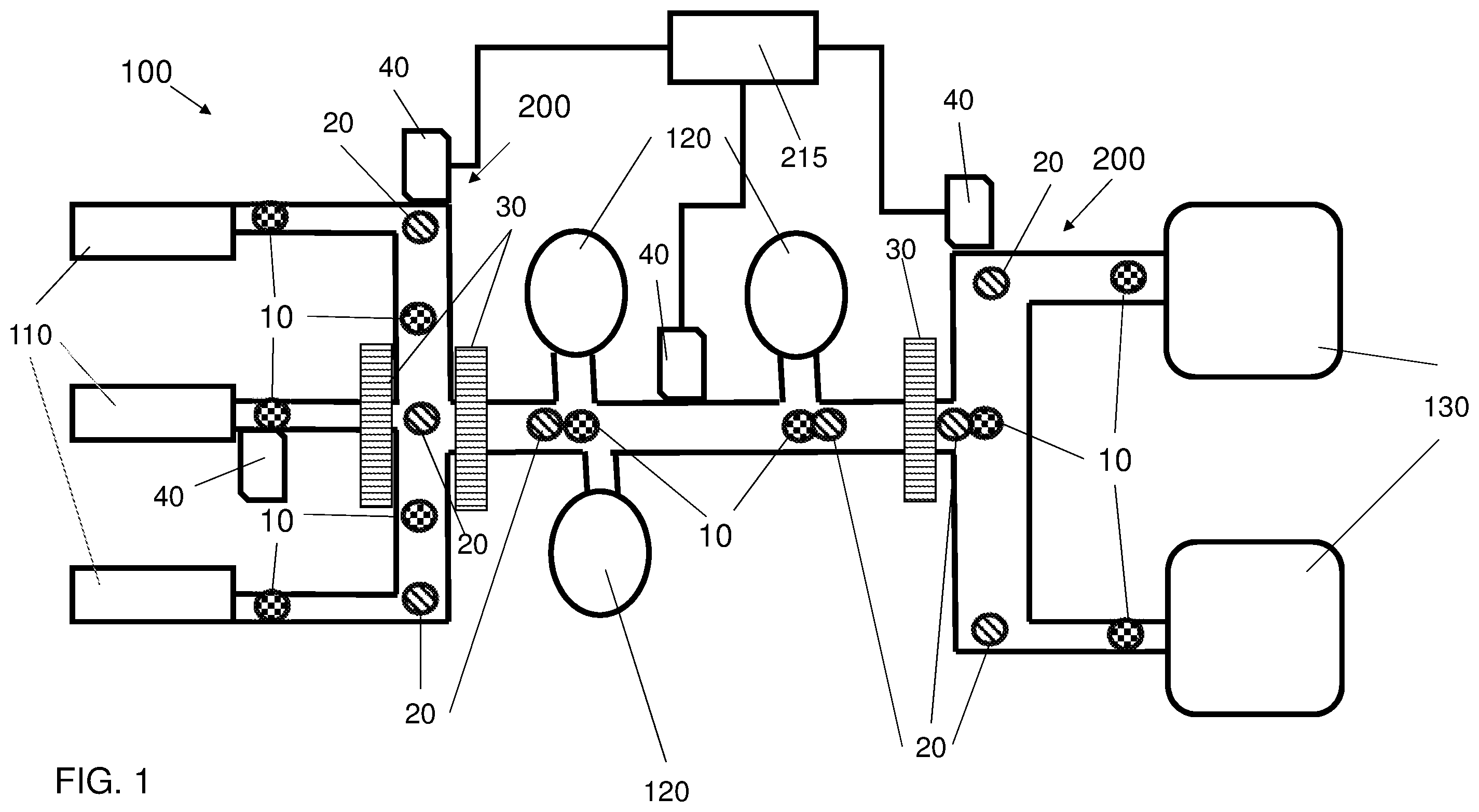 Patent US12345727 — Diagnostic laboratory distribution system — Figure 1