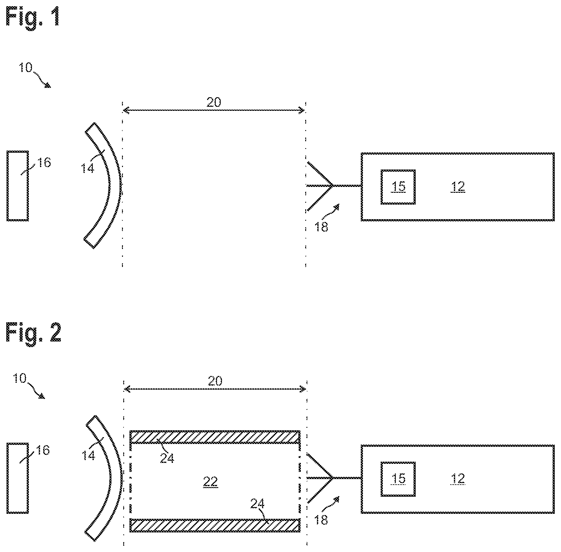 Patent US12345750 Figure 1 – Method and radiation detector for automotive radar tests