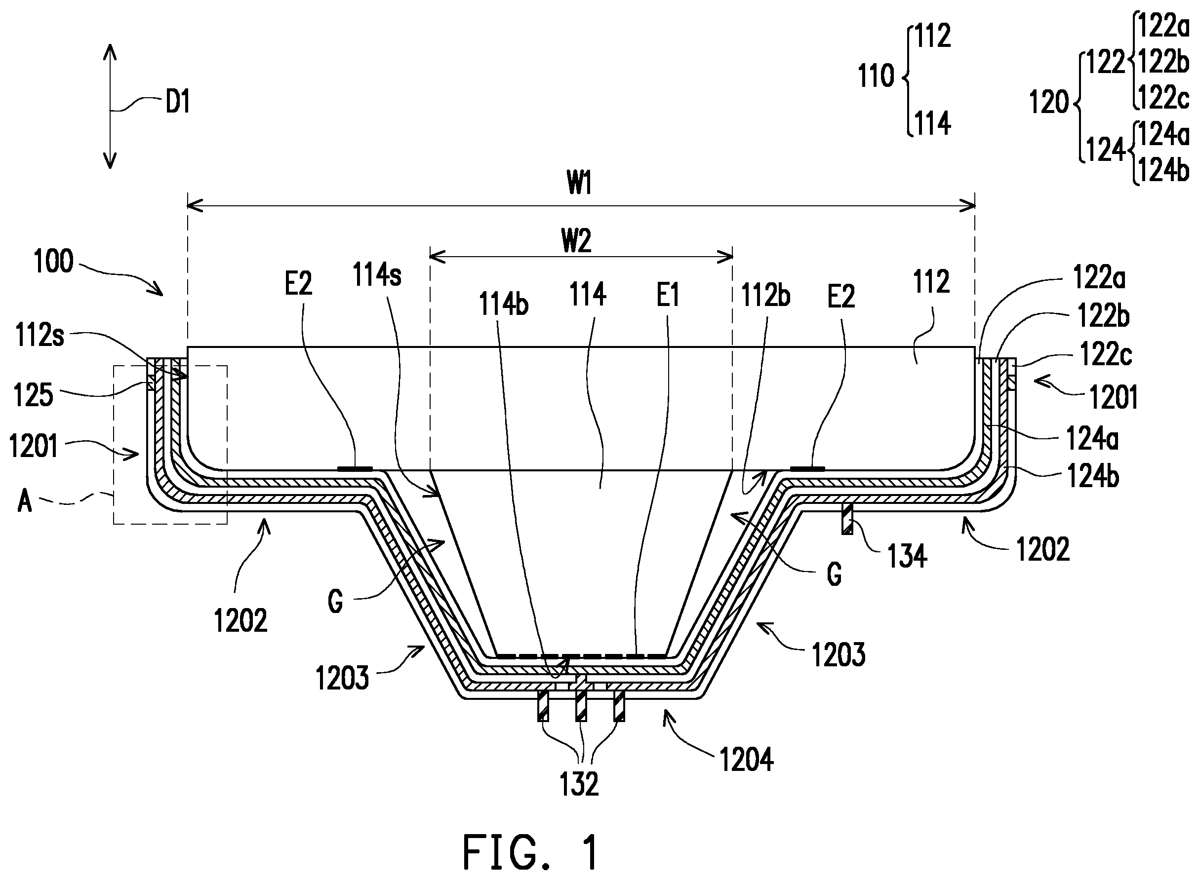 Patent US12345760 — Apparatus for probing device-under-test — Figure 1