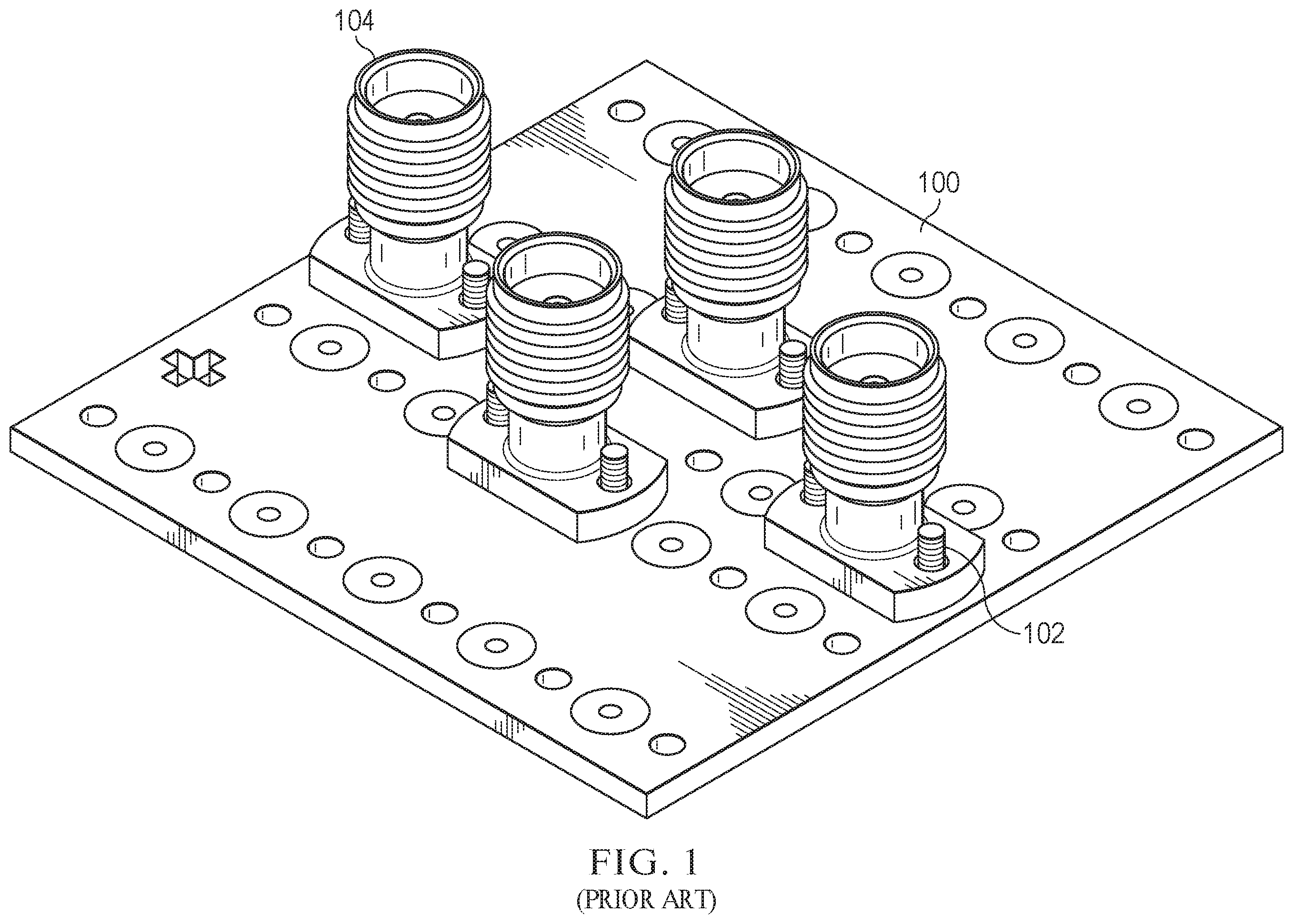 Patent US12345778 — High-bandwidth coaxial interface test fixture — Figure 1
